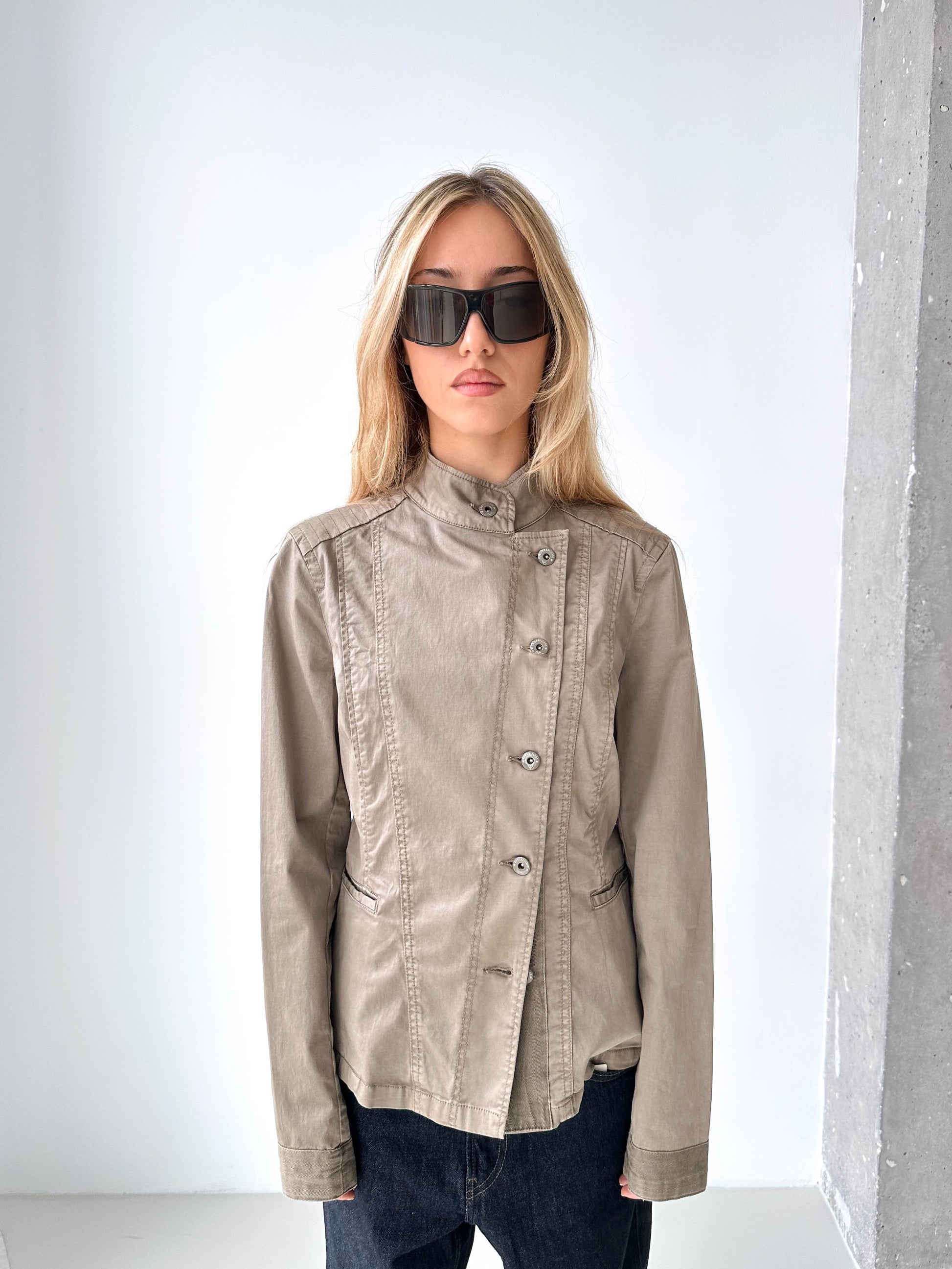 Armani Asymmetric Fitted Jacket