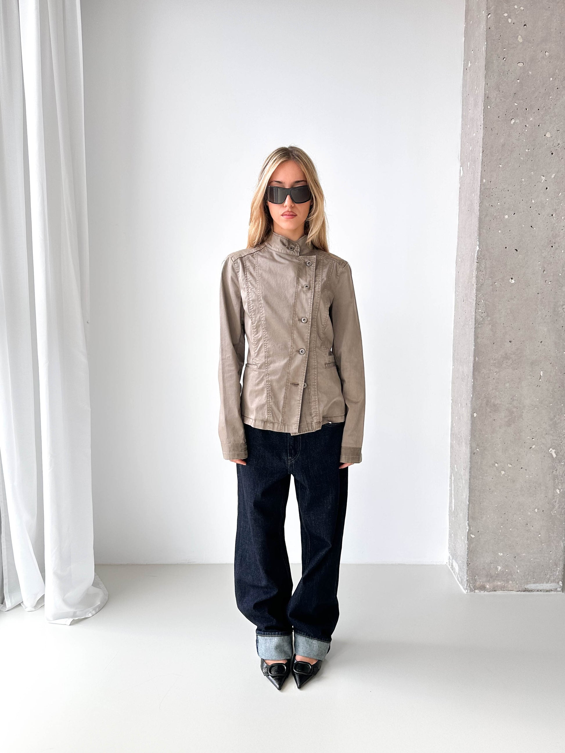 Armani Asymmetric Fitted Jacket