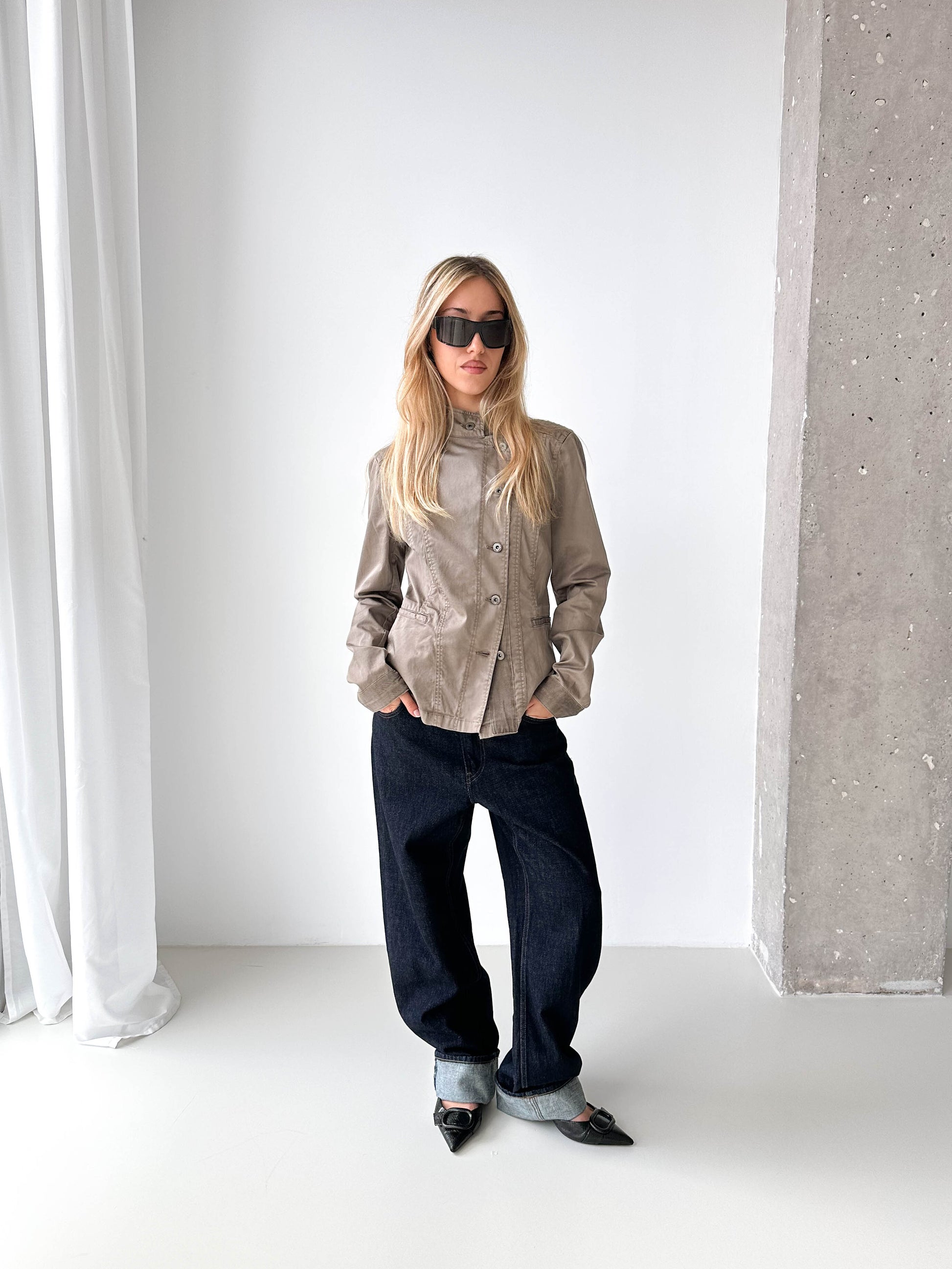 Armani Asymmetric Fitted Jacket