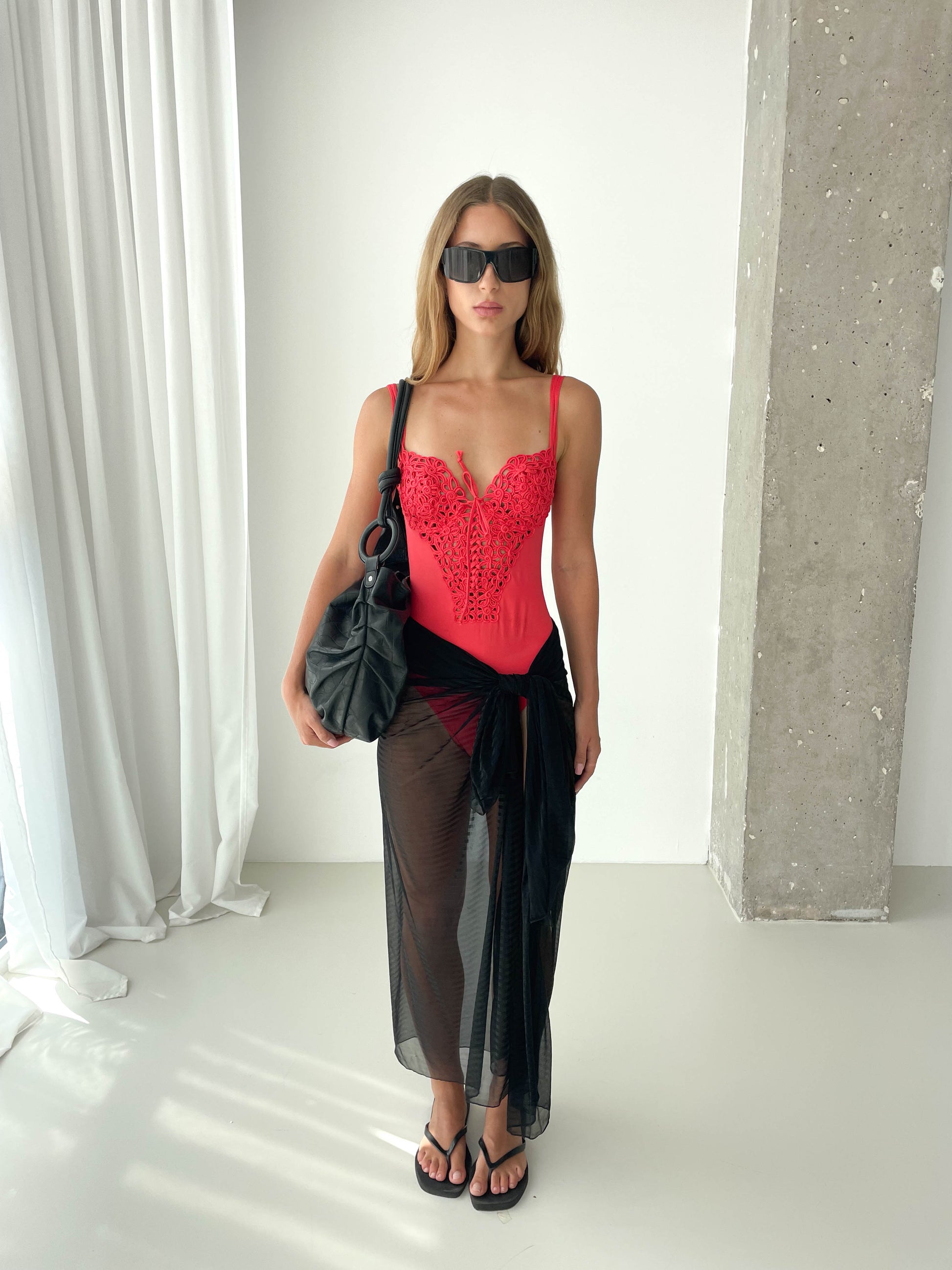 Nicole Olivier Crochet Swimsuit
