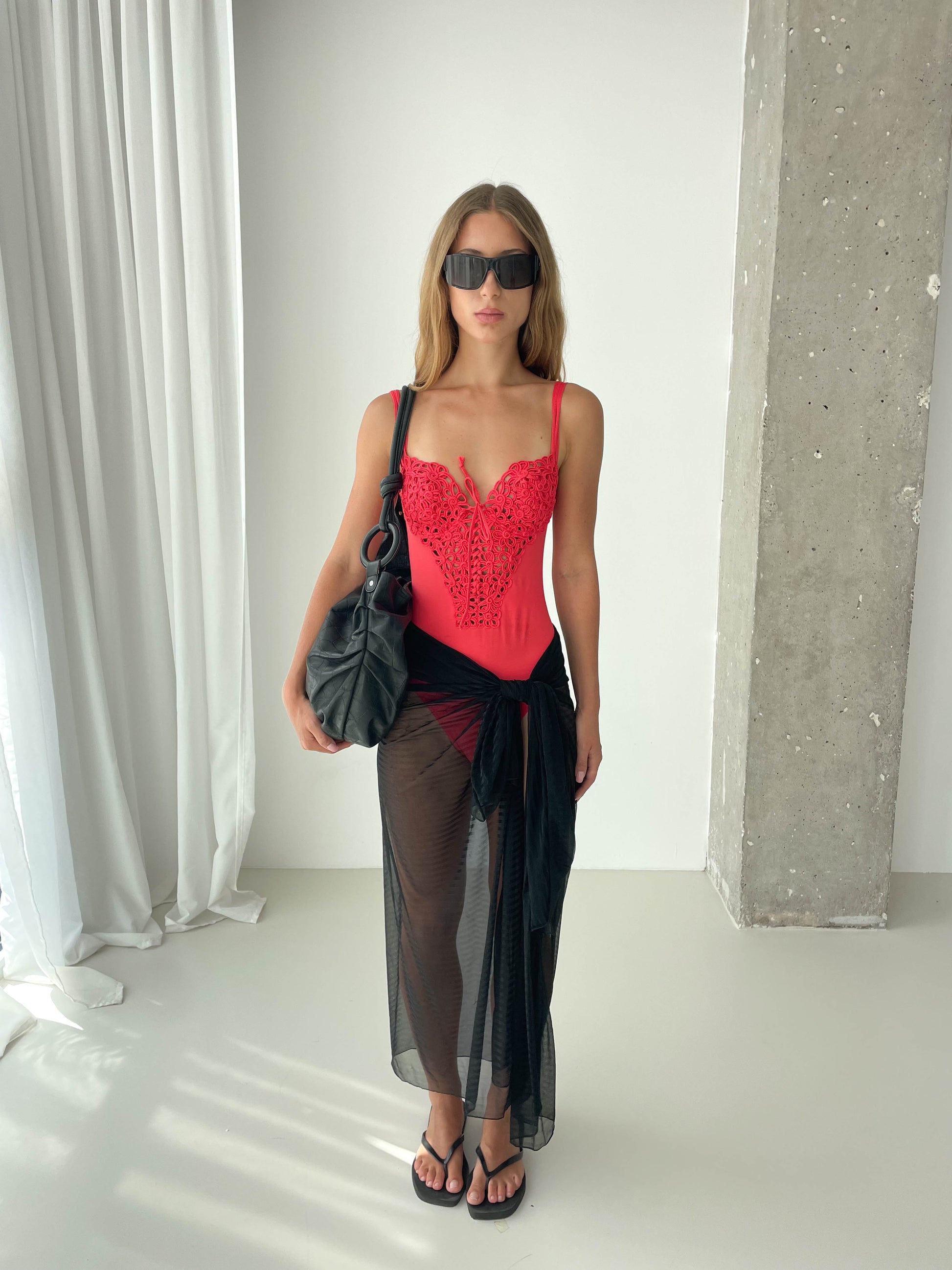 Nicole Olivier Crochet Swimsuit
