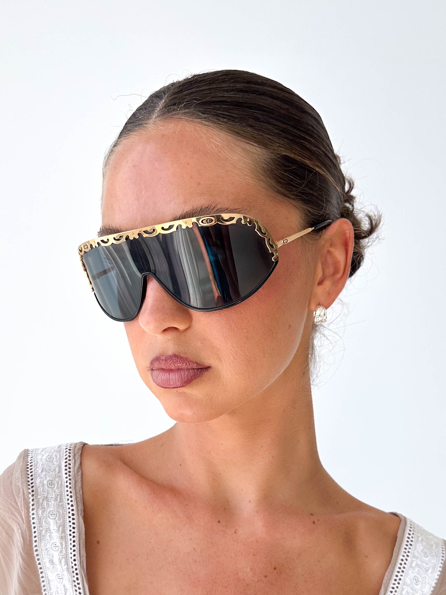 Rare Christian Dior 2501 Shield Sunglasses