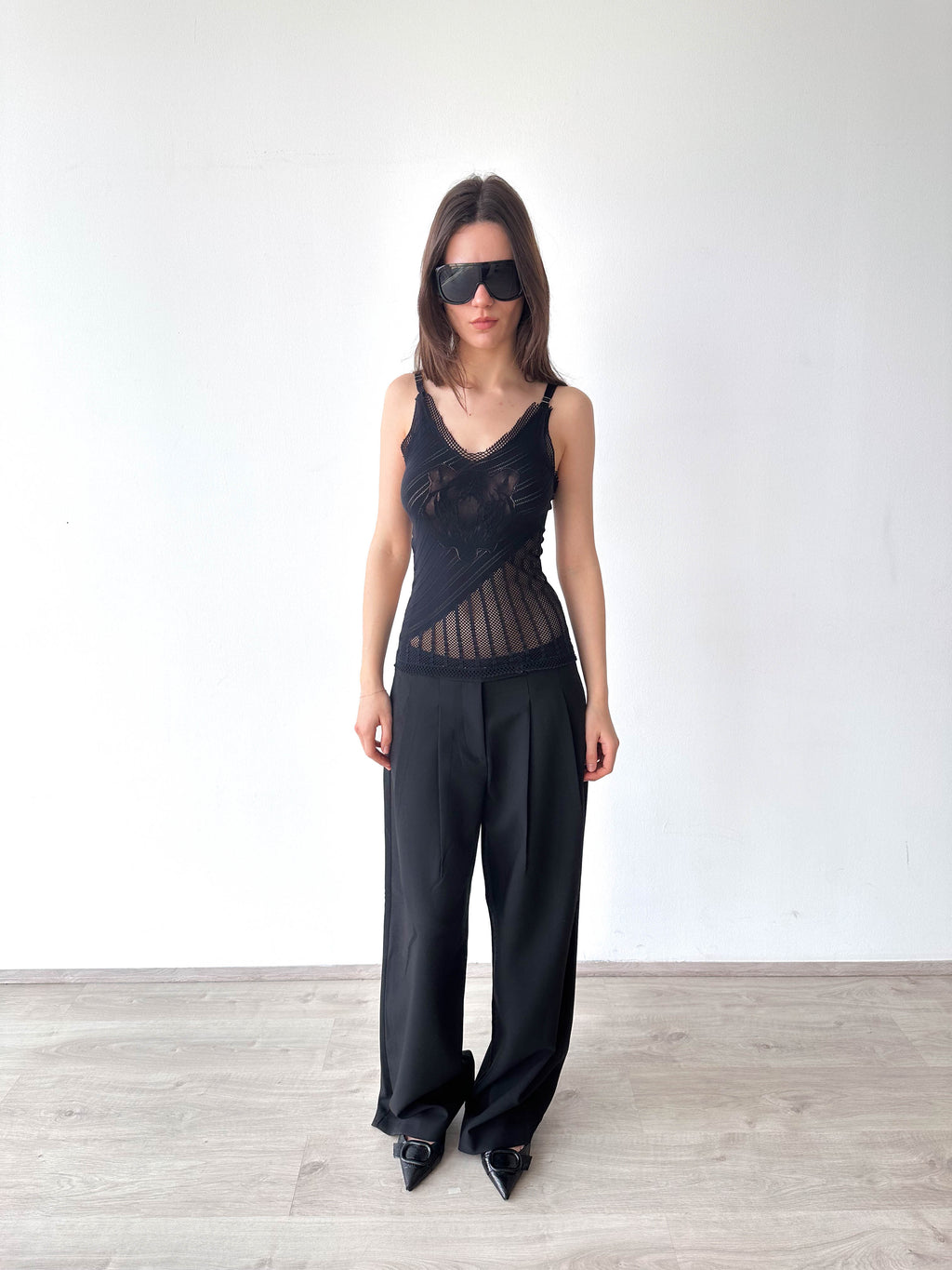 Roberto Cavalli Mesh Top