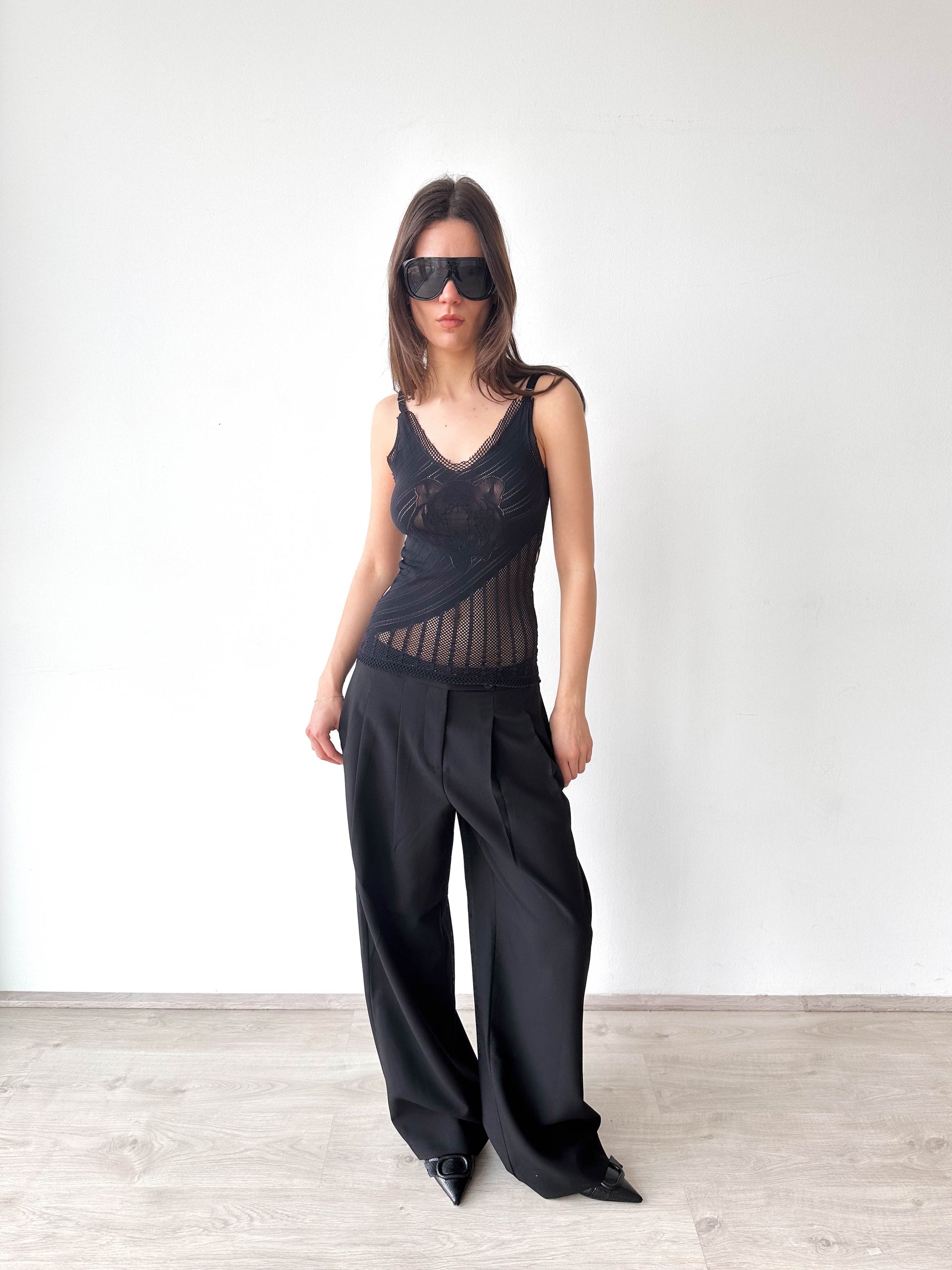 Roberto Cavalli Mesh Top