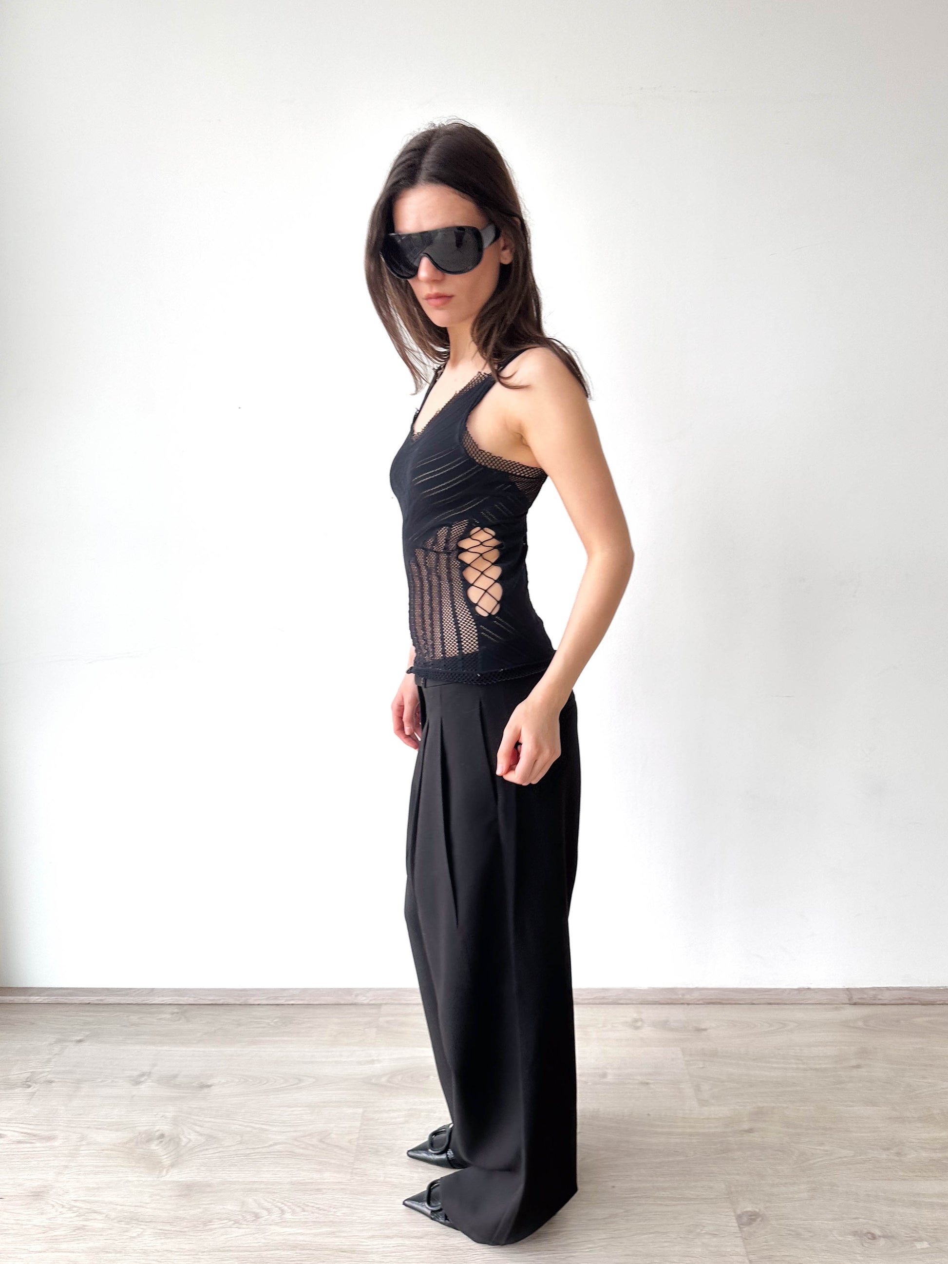 Roberto Cavalli Mesh Top