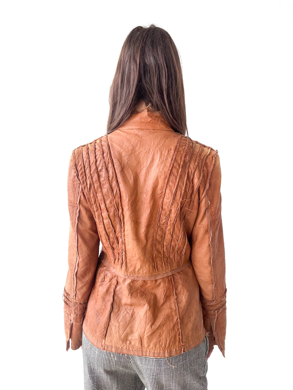 Textured Leather Jacket