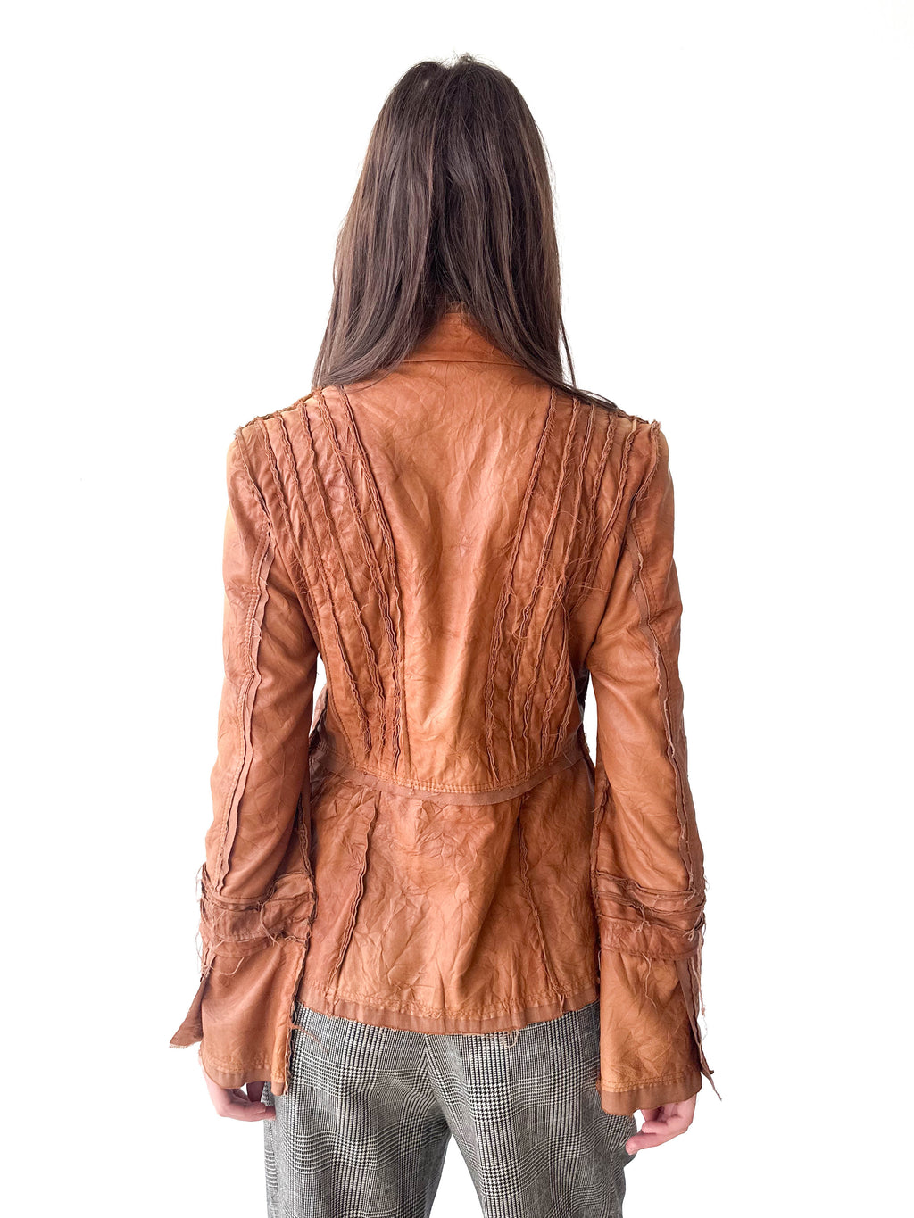 Textured Leather Jacket