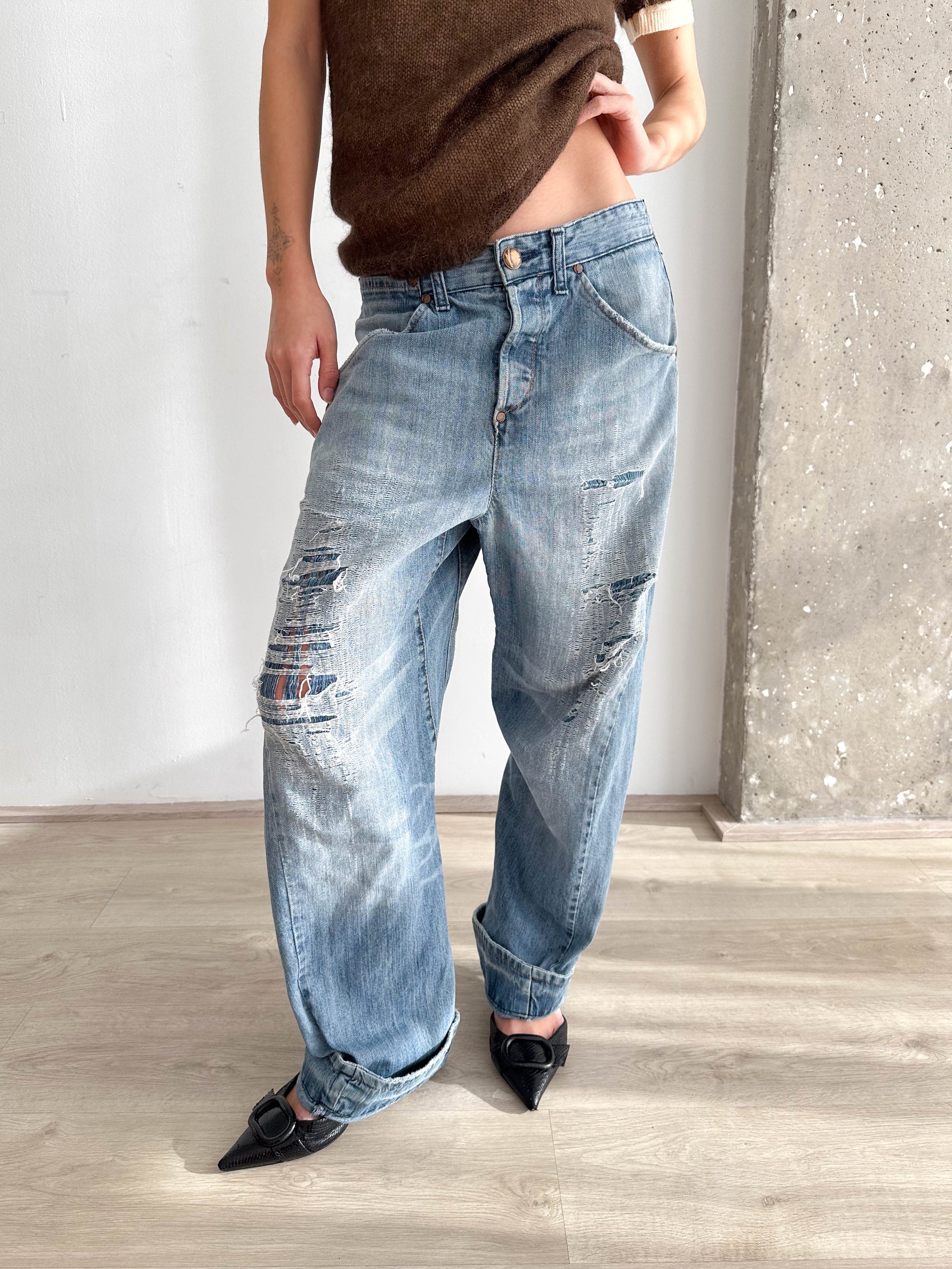 Distressed Engineered Garments Levi's