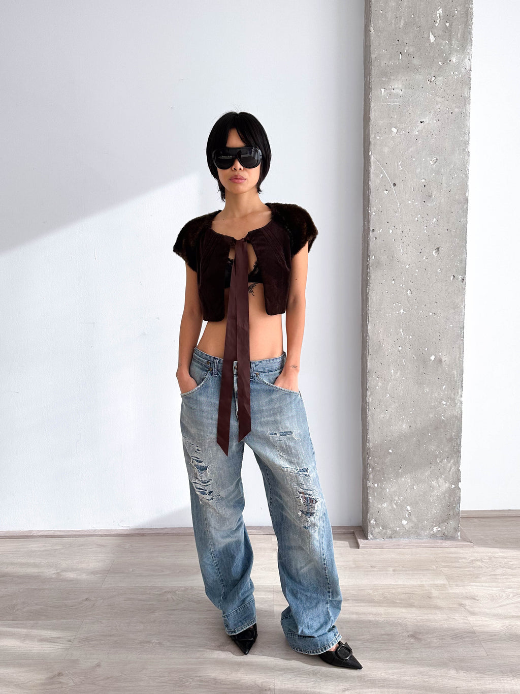 Faux Fur Bolero