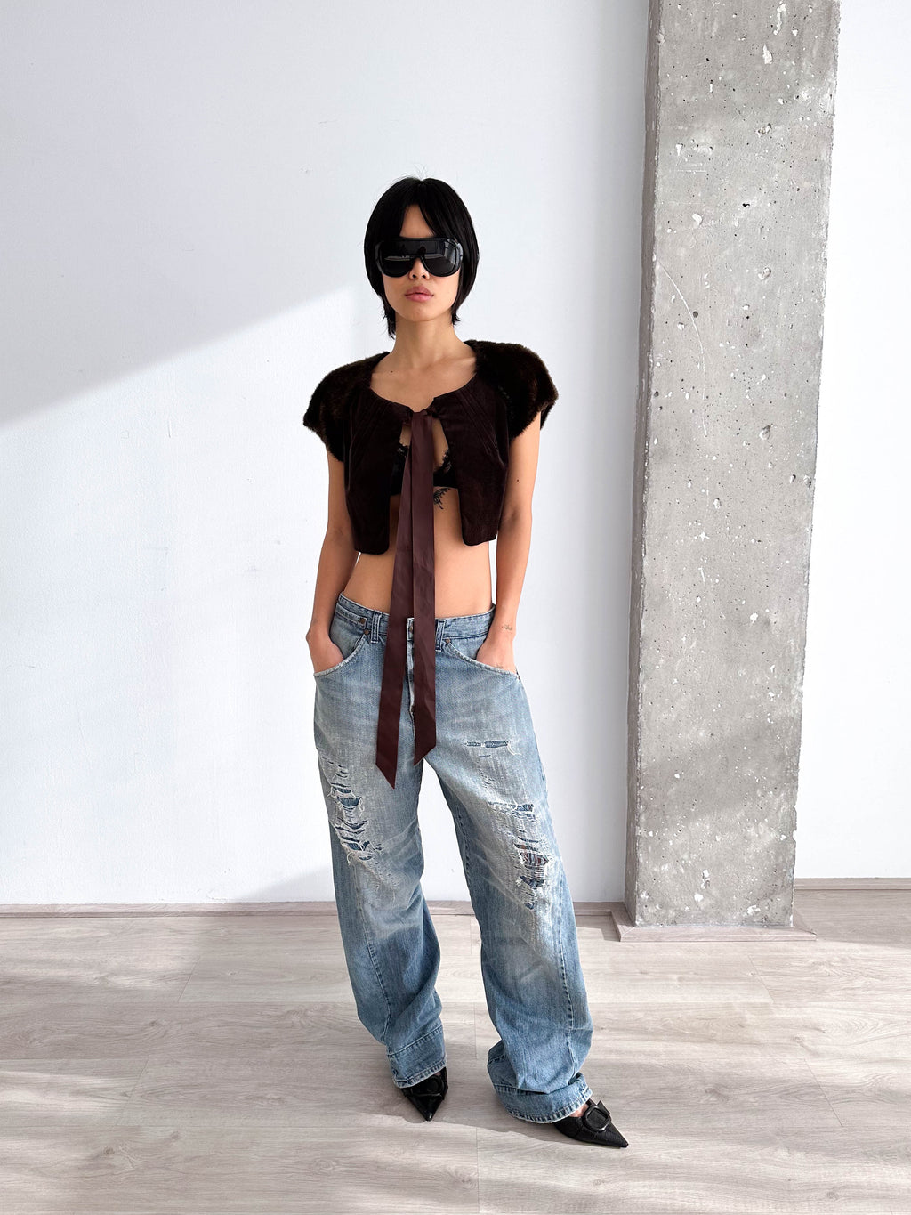 Faux Fur Bolero