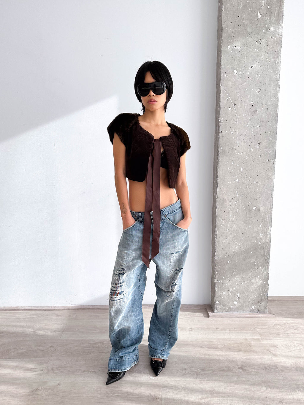 Faux Fur Bolero