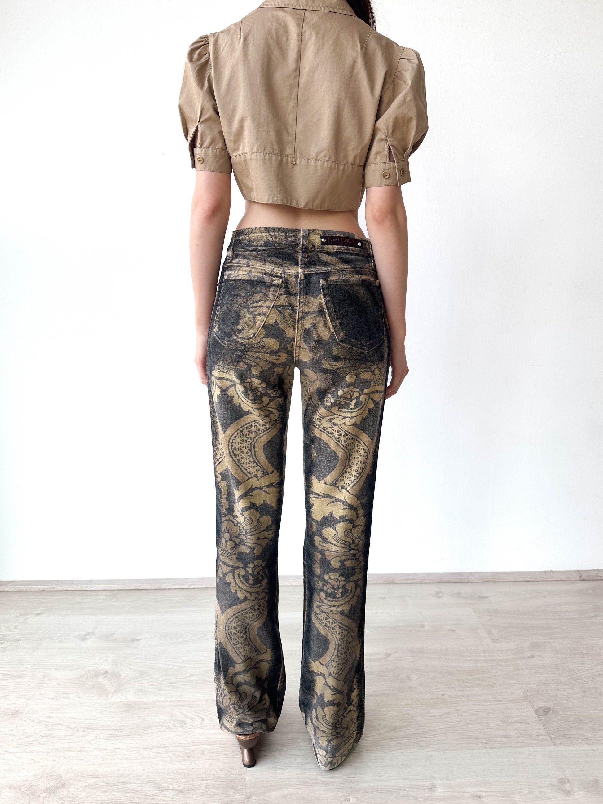 Gattinoni Patterned Trousers