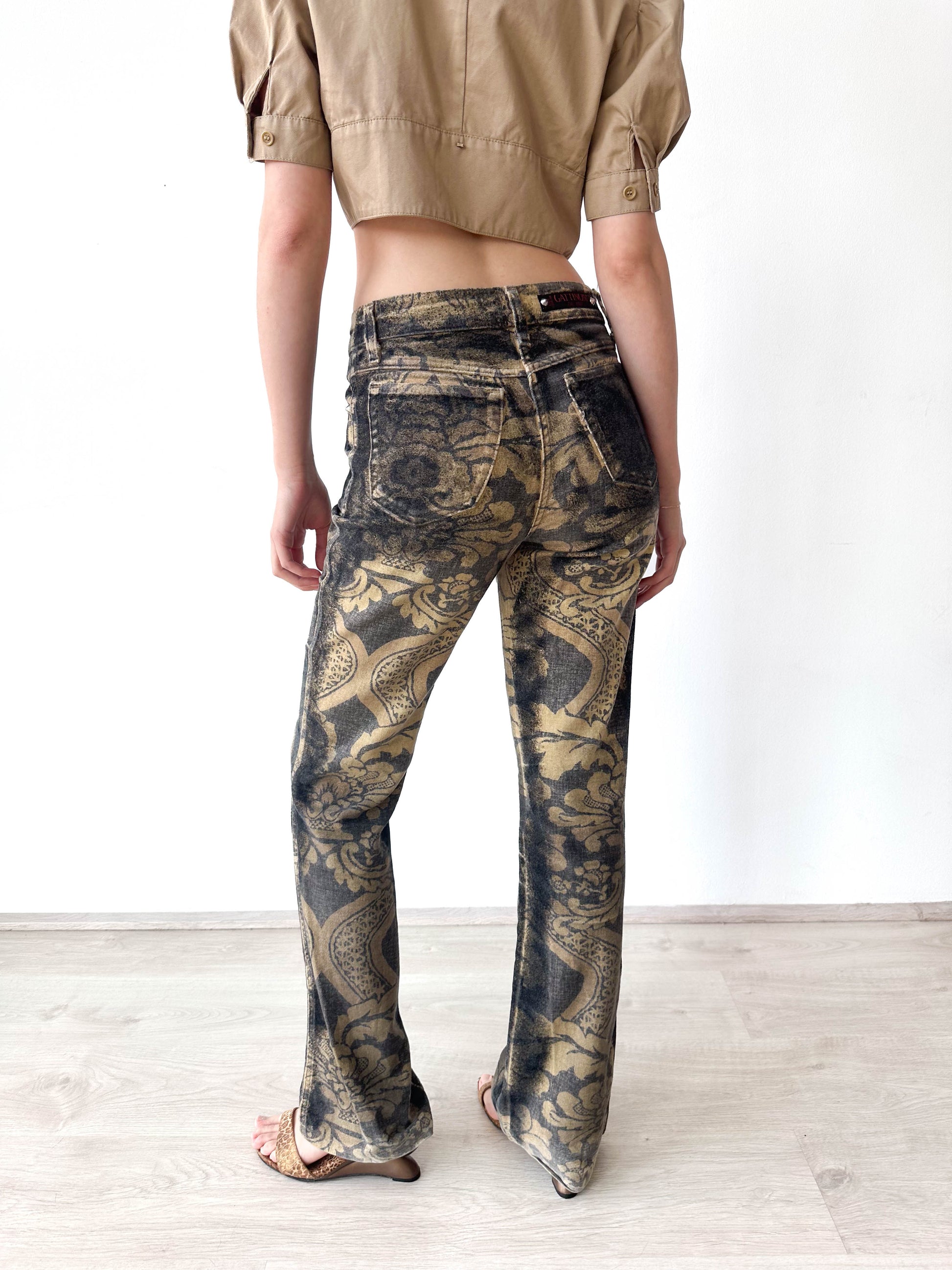 Gattinoni Patterned Trousers