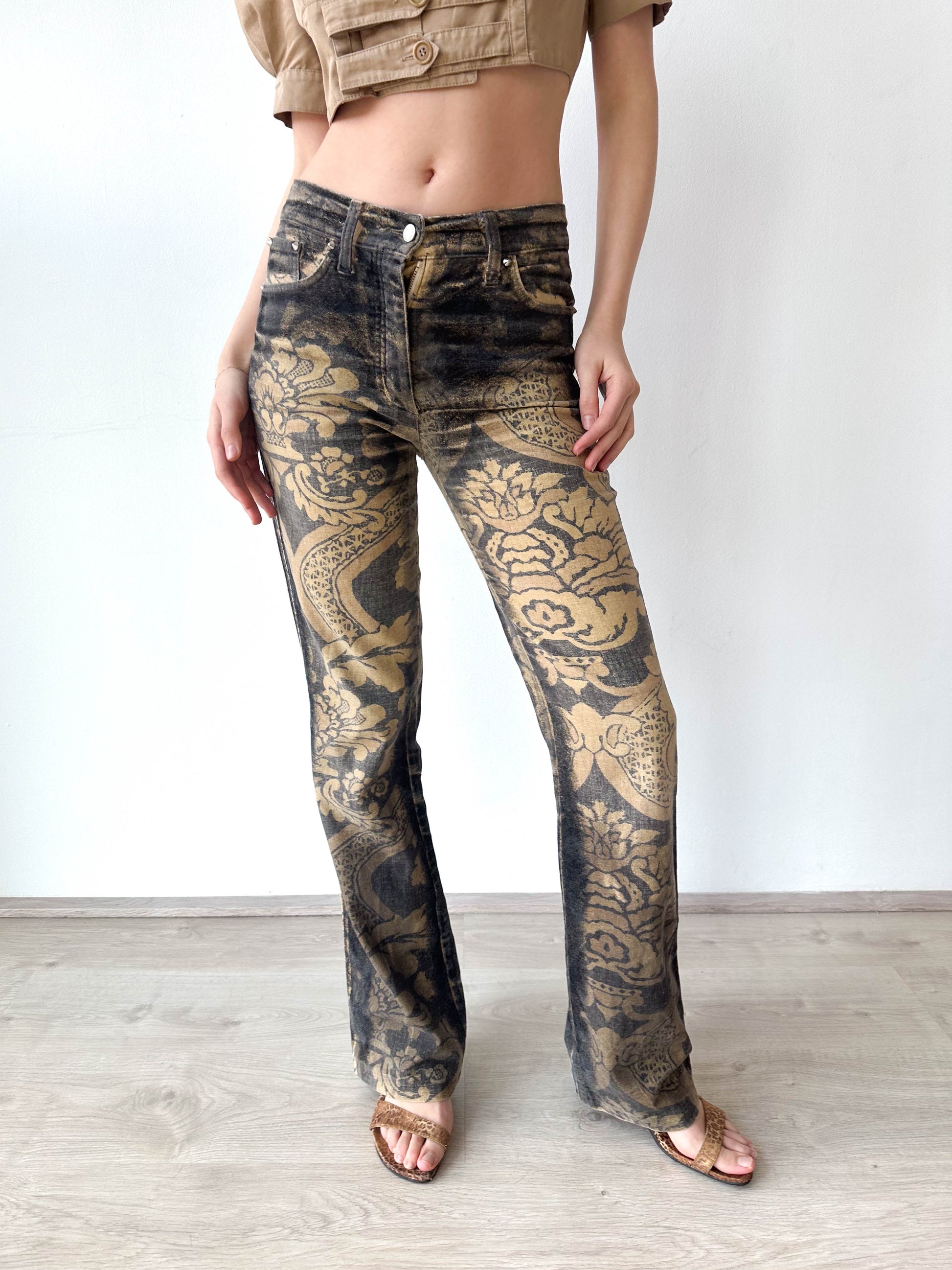 Gattinoni Patterned Trousers