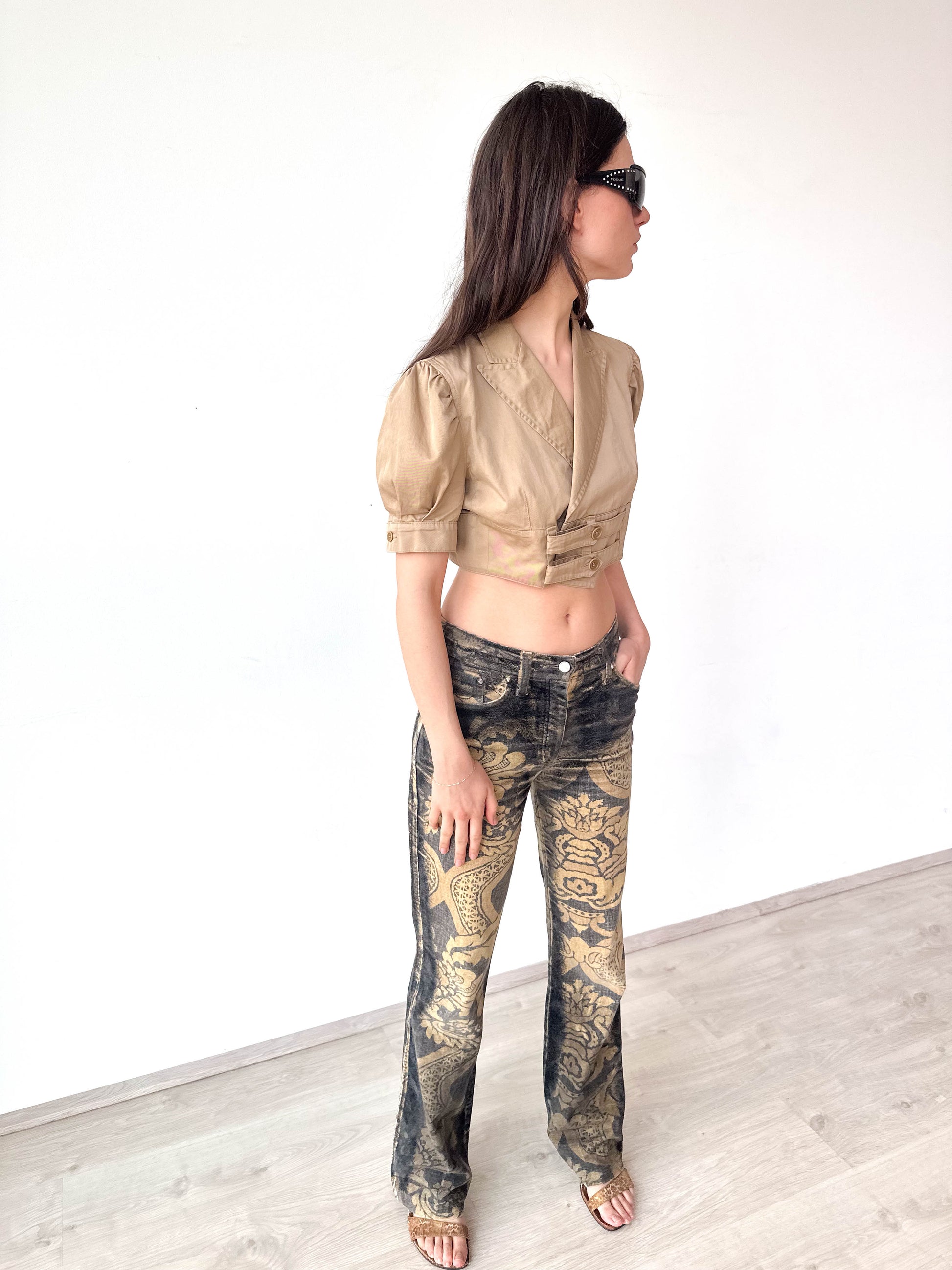 Gattinoni Patterned Trousers