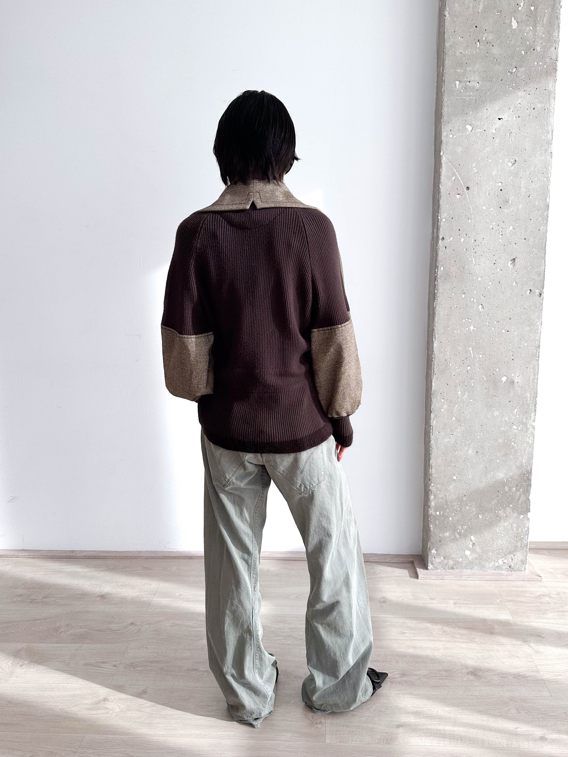 Puff Sleeve Structured Jacket