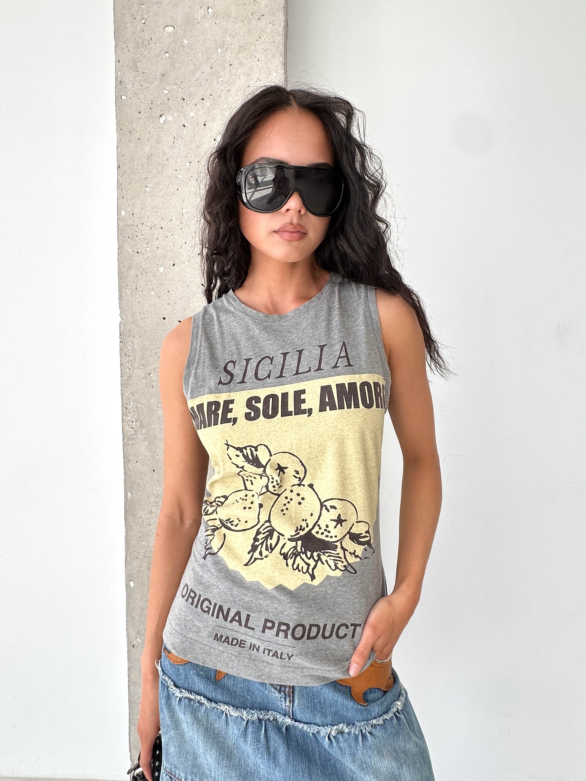 Vintage D&G Graphic Tank Top