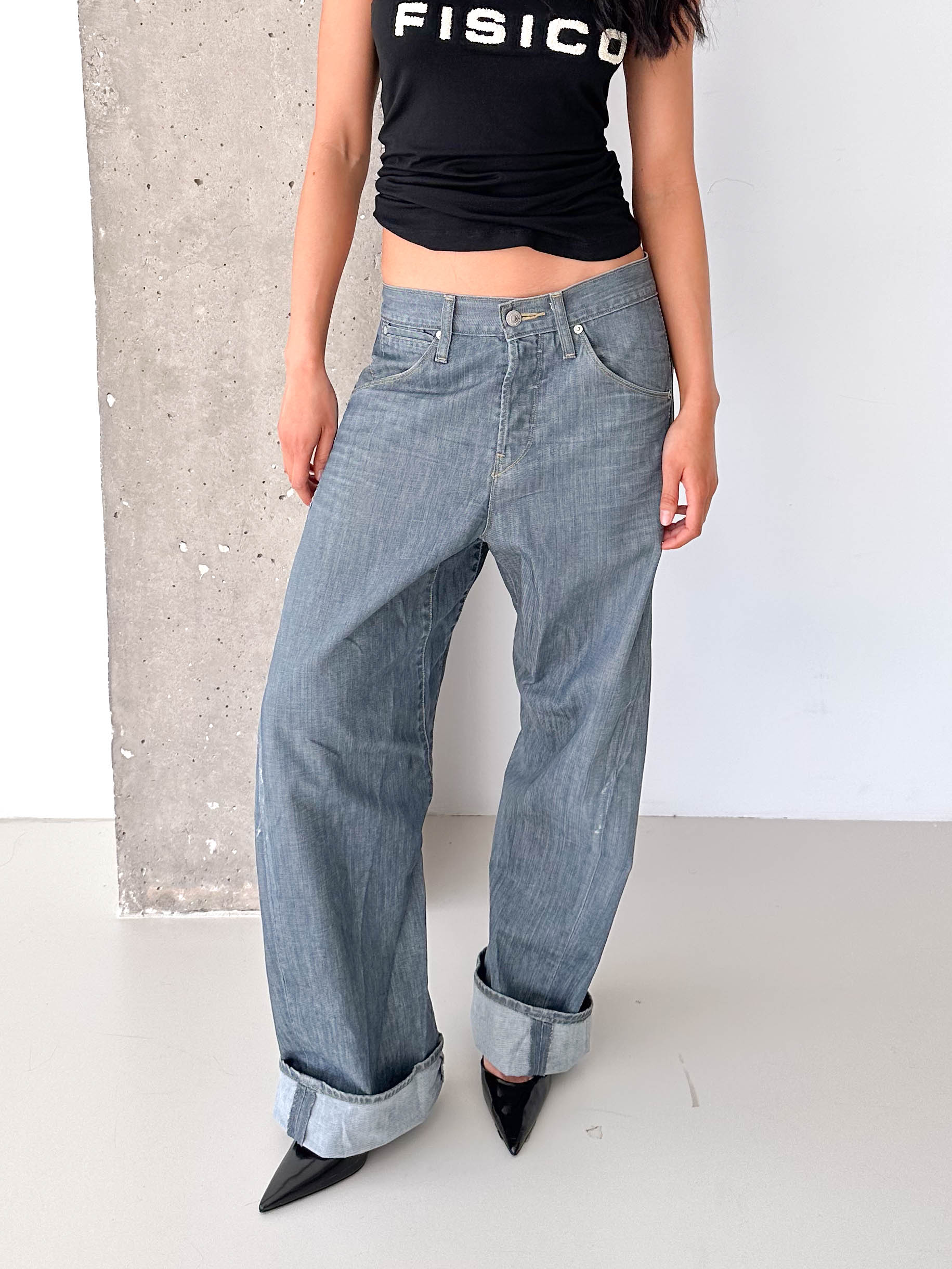 Levi's Engineered Back Fastener Grey/Blue Jeans
