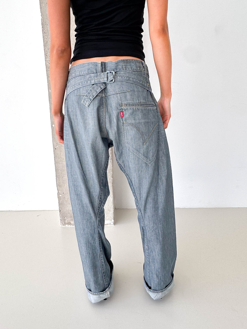 Levi's Engineered Back Fastener Grey/Blue Jeans