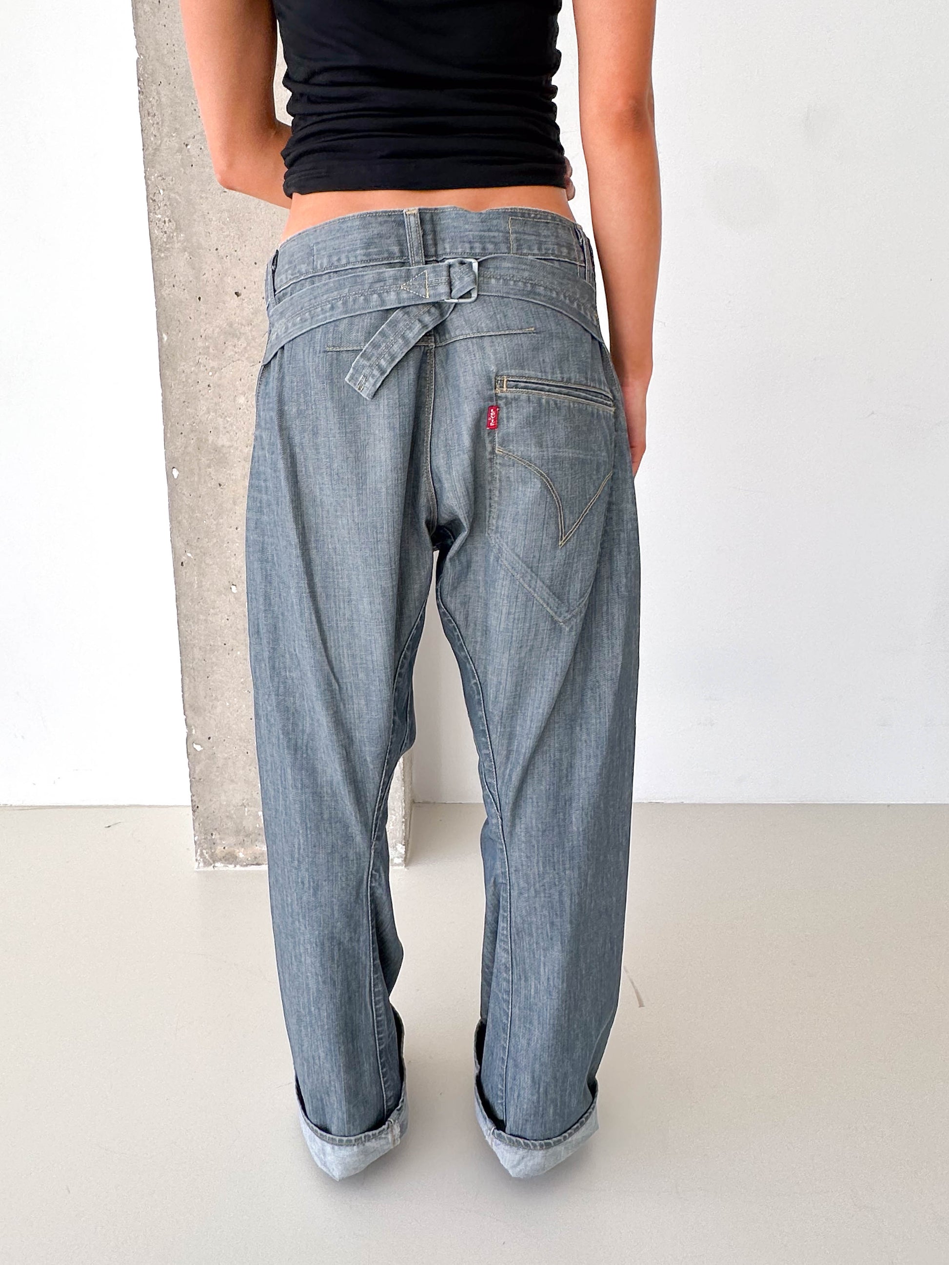Levi's Engineered Back Fastener Grey/Blue Jeans