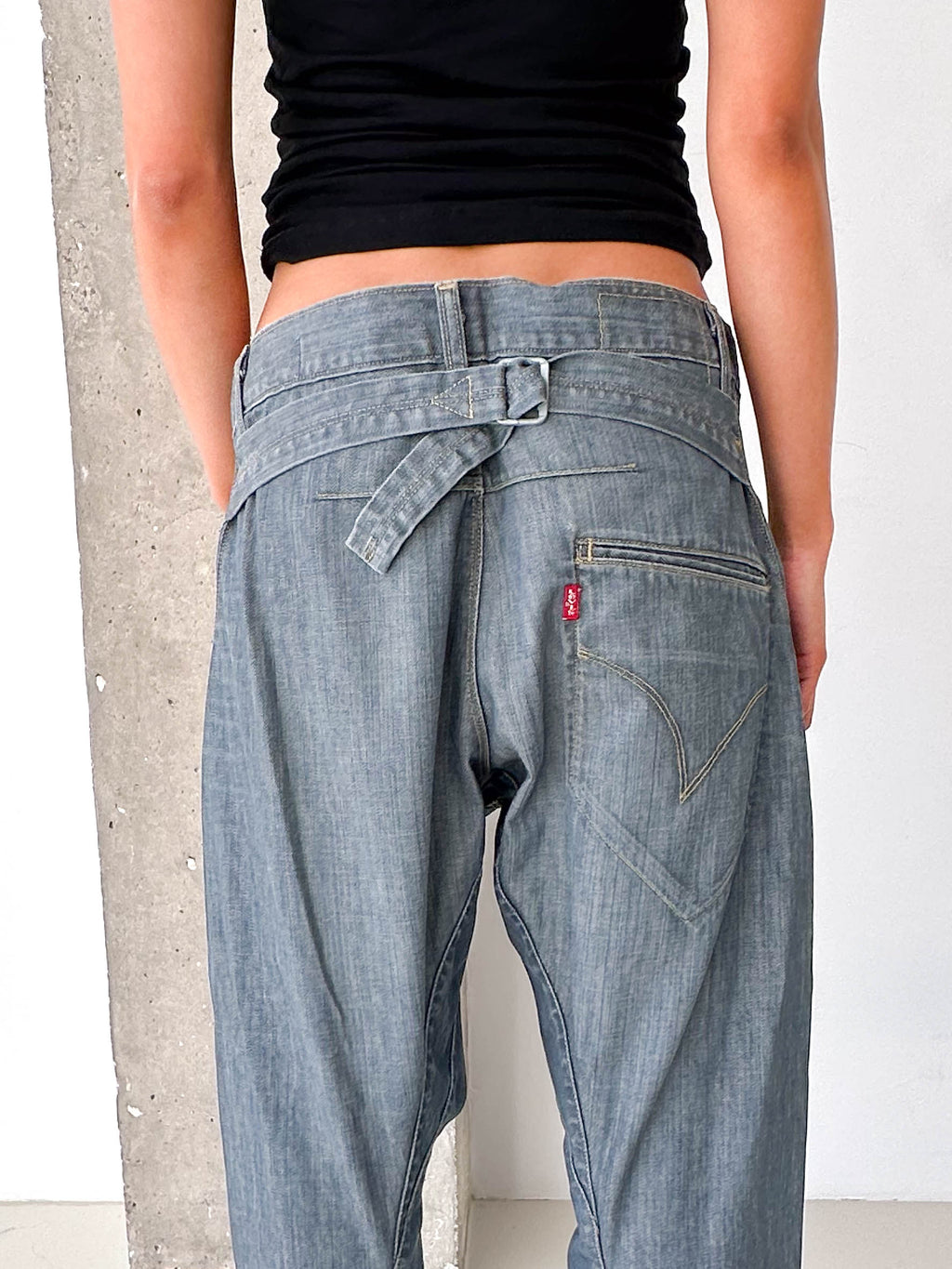 Levi's Engineered Back Fastener Grey/Blue Jeans