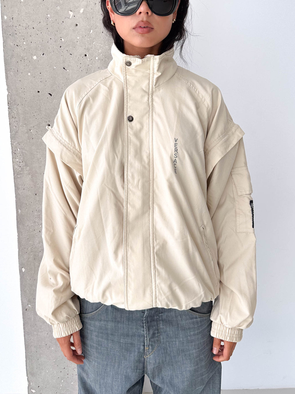 Versace Jeans Couture Cream Track Jacket