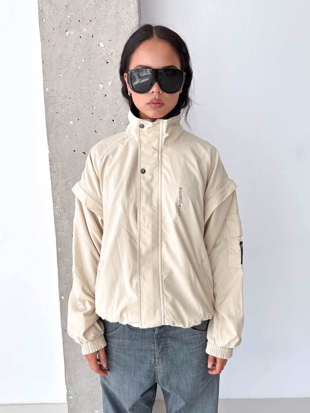 Versace Jeans Couture Cream Track Jacket