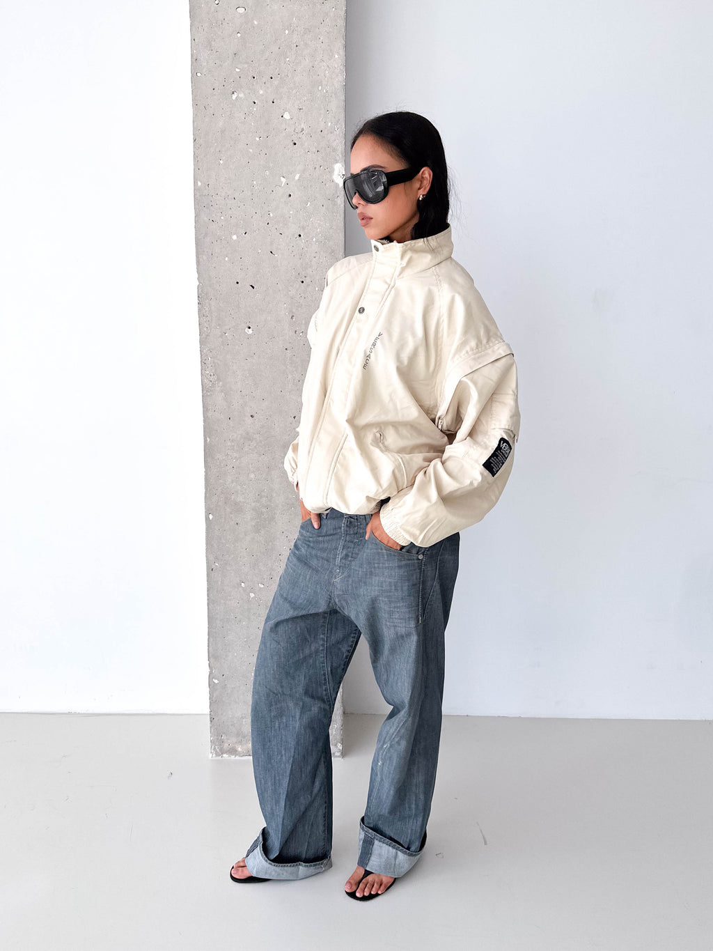Versace Jeans Couture Cream Track Jacket