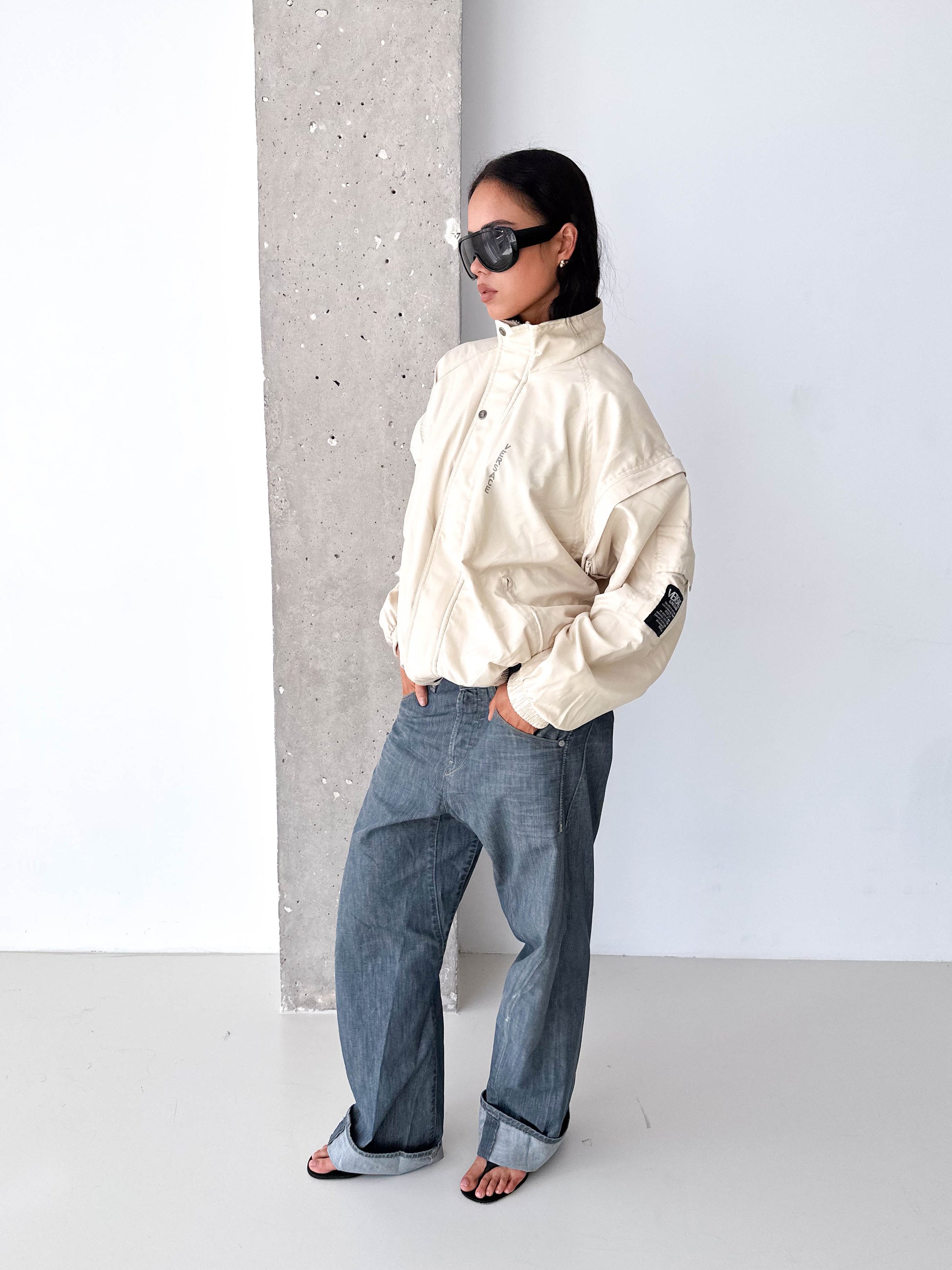 Versace Jeans Couture Cream Track Jacket