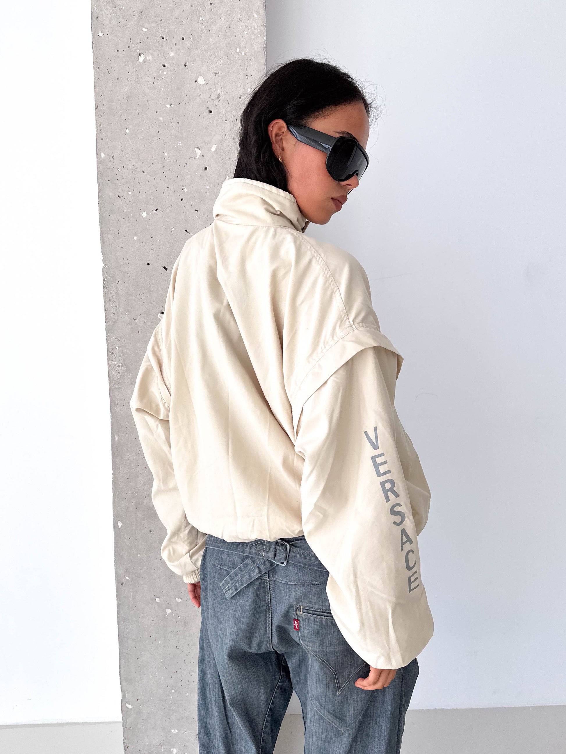 Versace Jeans Couture Cream Track Jacket