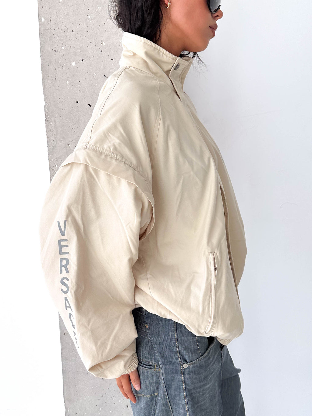 Versace Jeans Couture Cream Track Jacket