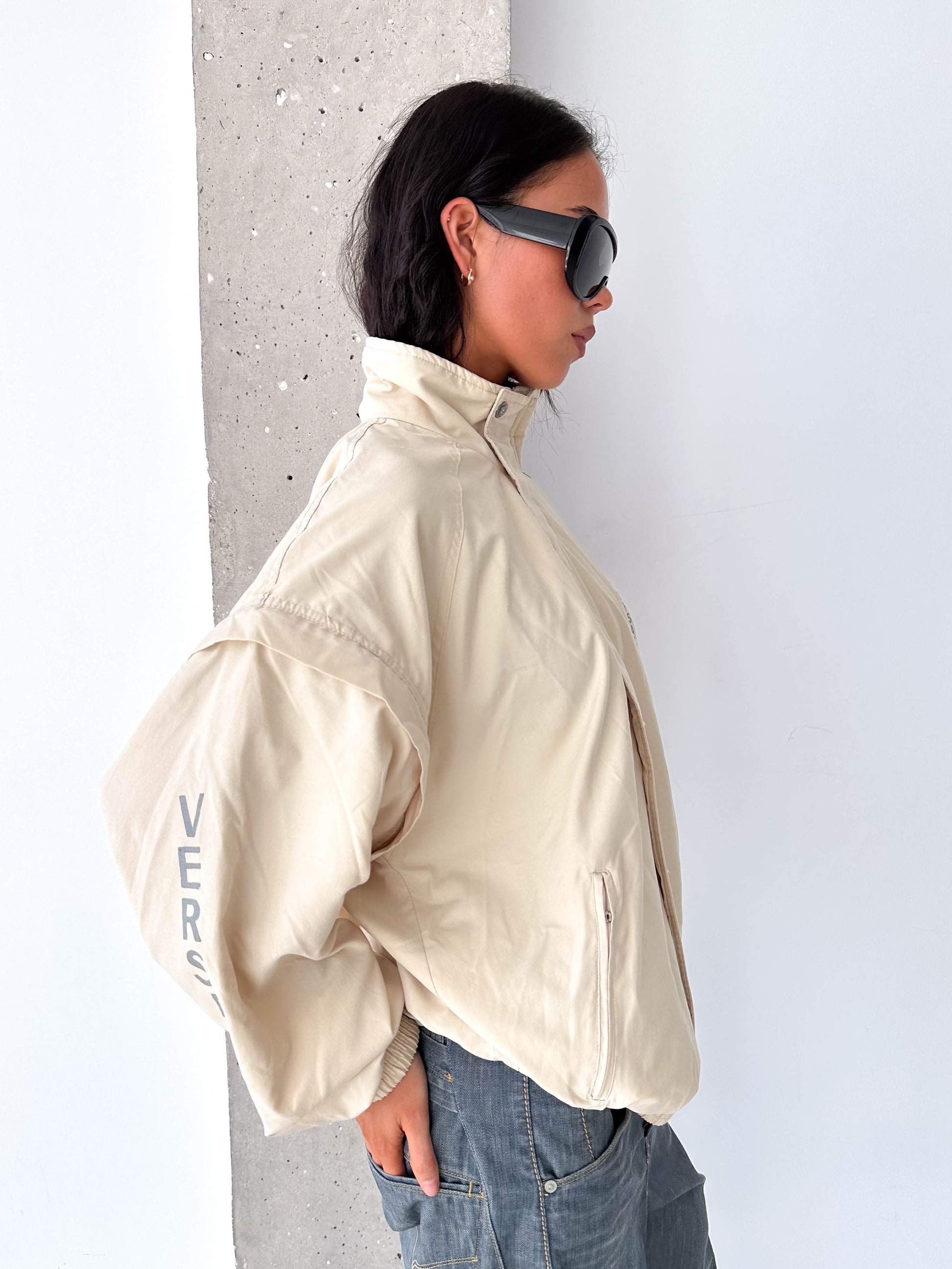 Versace Jeans Couture Cream Track Jacket