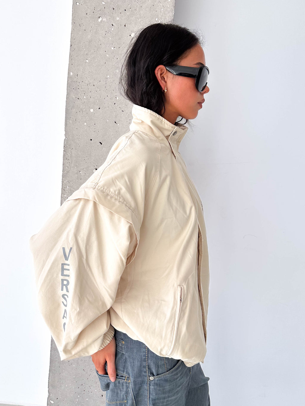 Versace Jeans Couture Cream Track Jacket