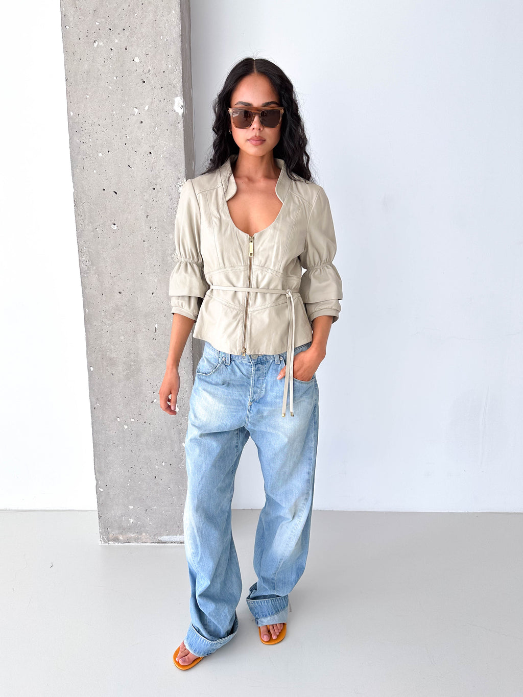 Levi's Engineered Back Fastener Light Wash Jeans