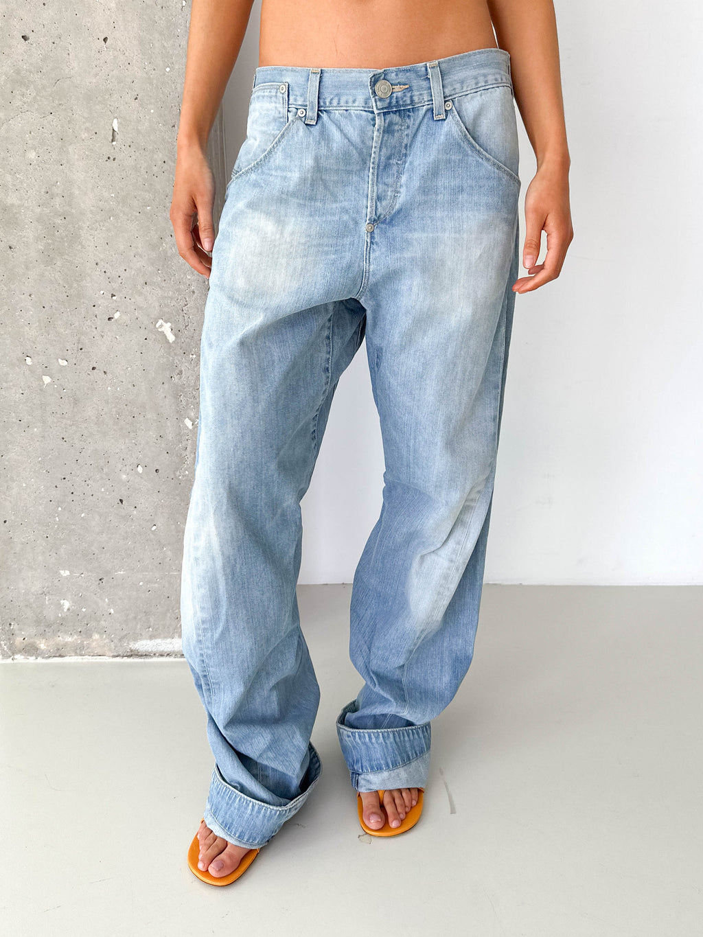 Levi's Engineered Back Fastener Light Wash Jeans