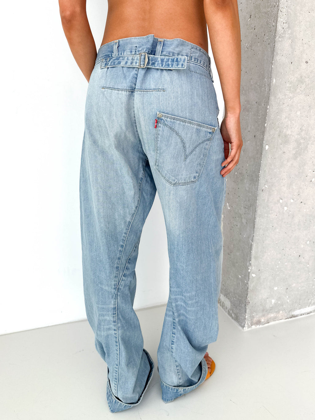 Levi's Engineered Back Fastener Light Wash Jeans