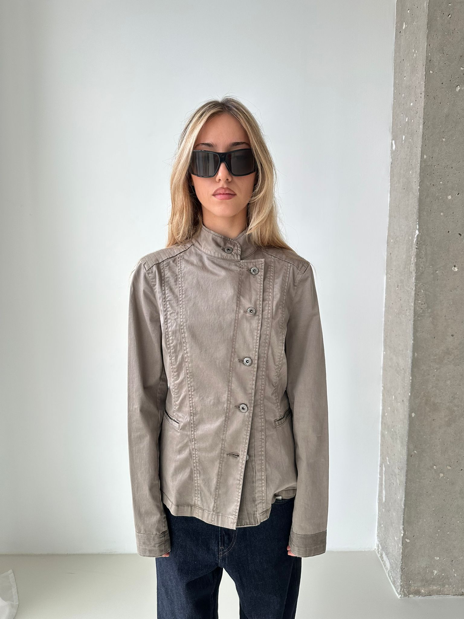 Armani Asymmetric Fitted Jacket