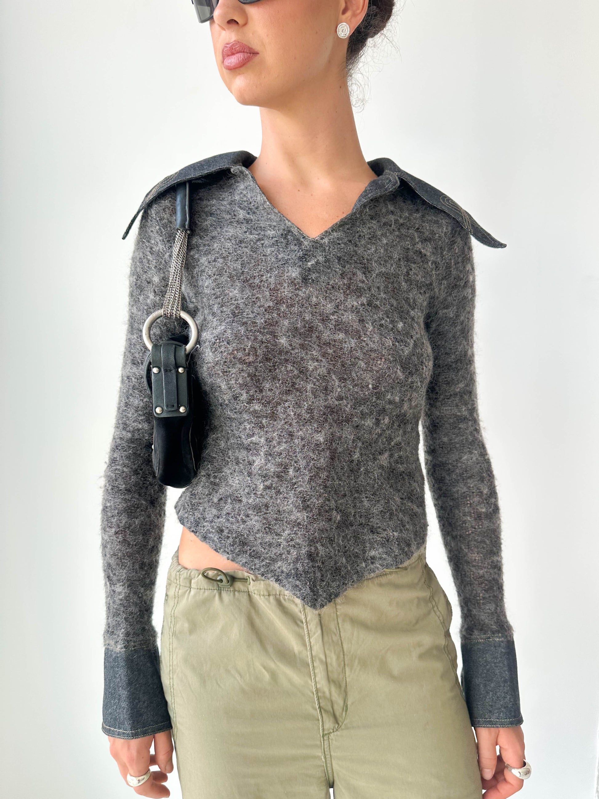 Italian Mohair Knit Top