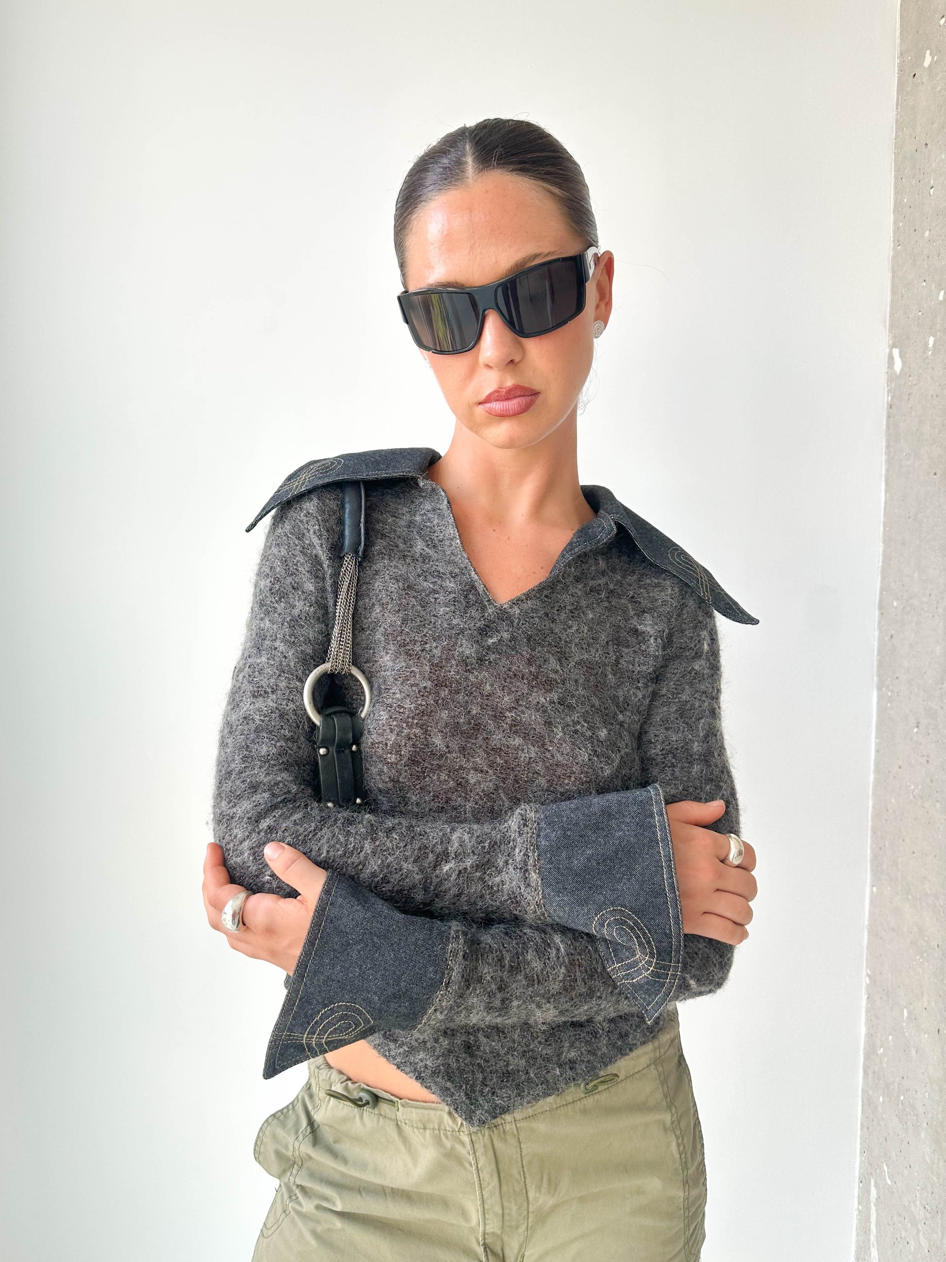 Italian Mohair Knit Top