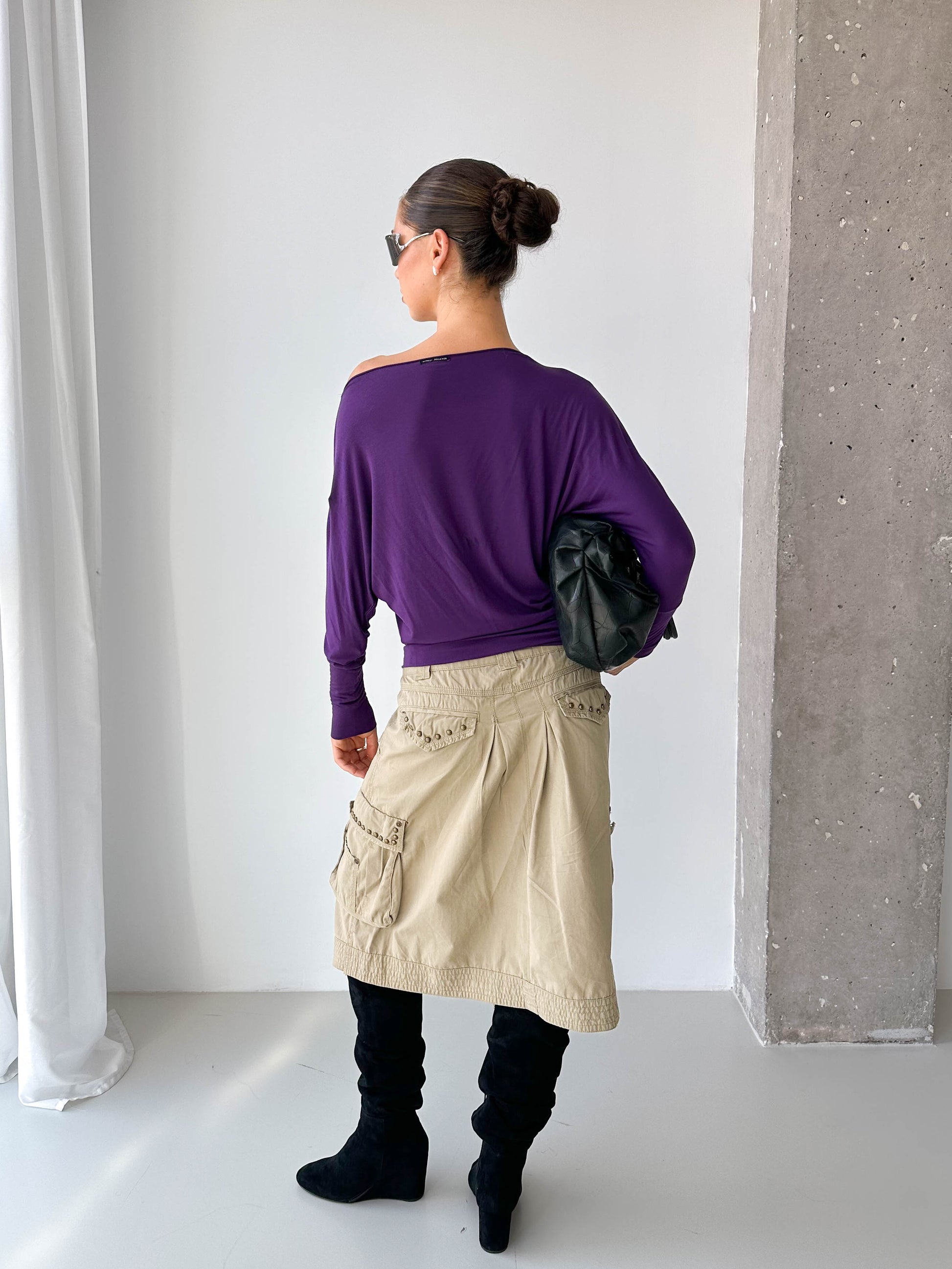 Cargo Midi Skirt