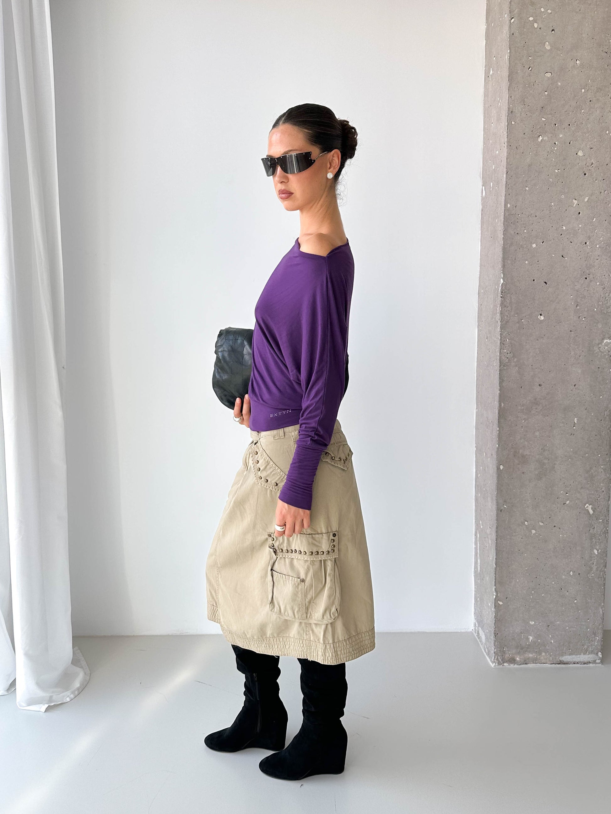 Cargo Midi Skirt