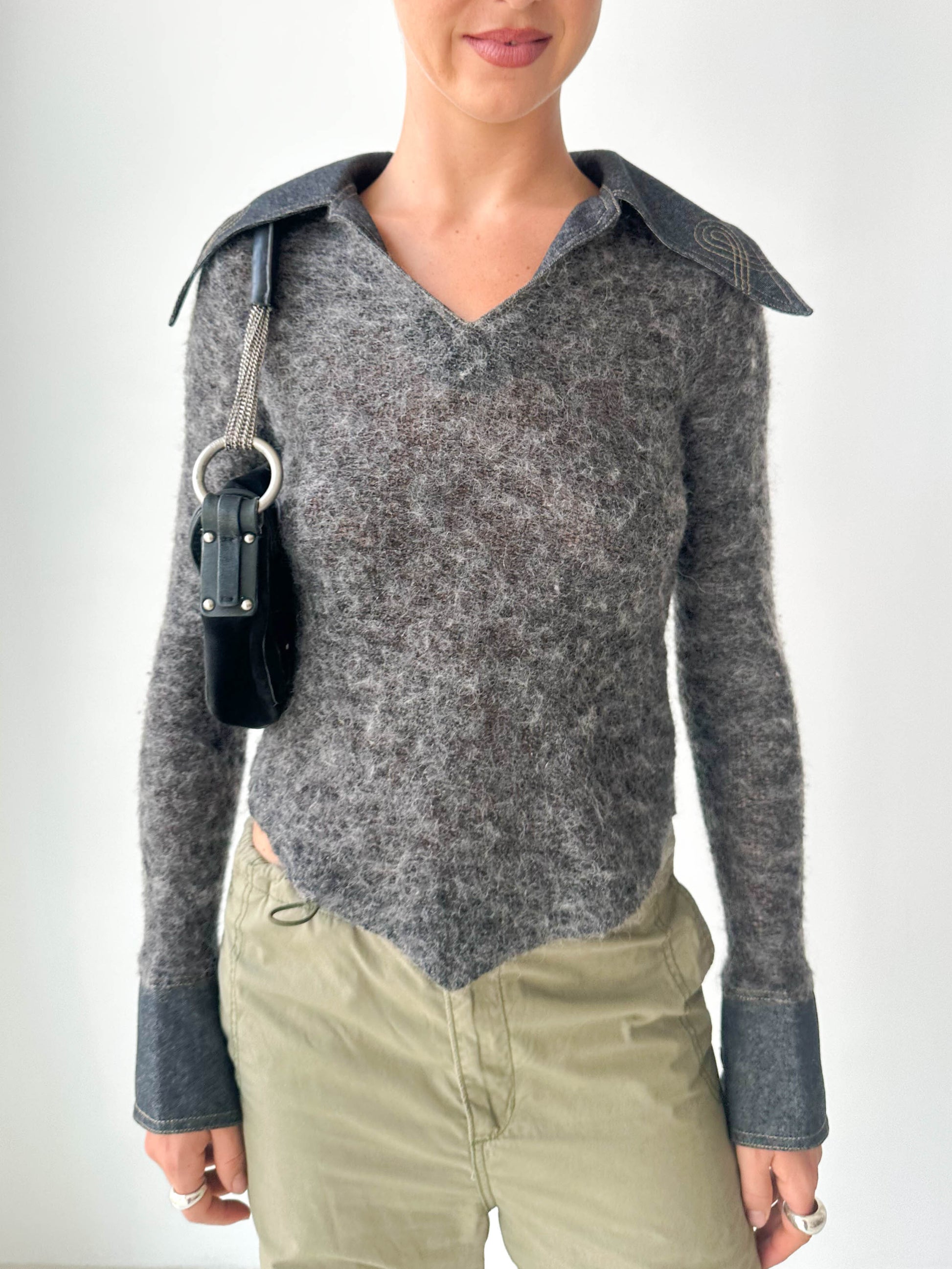 Italian Mohair Knit Top