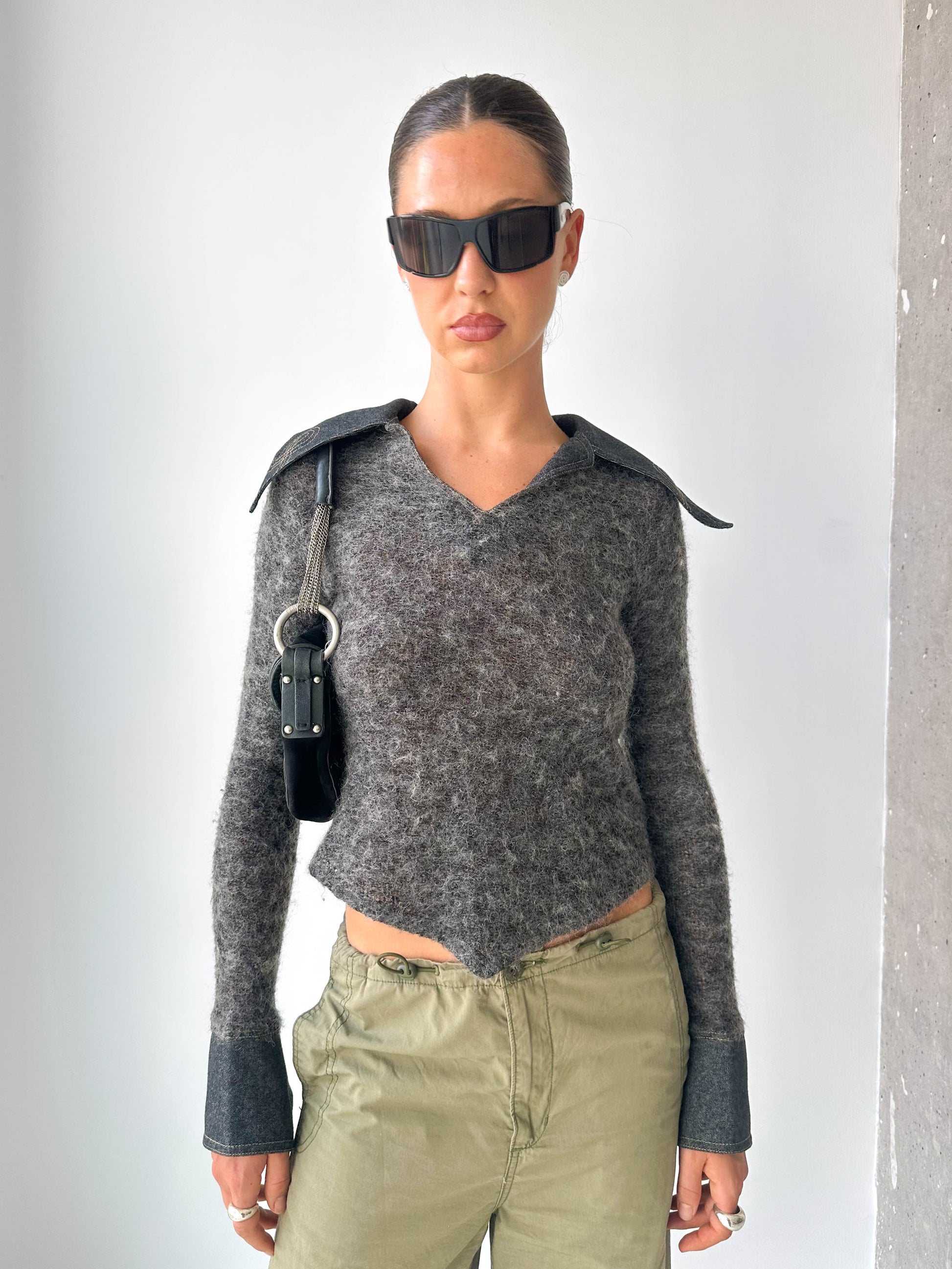 Italian Mohair Knit Top