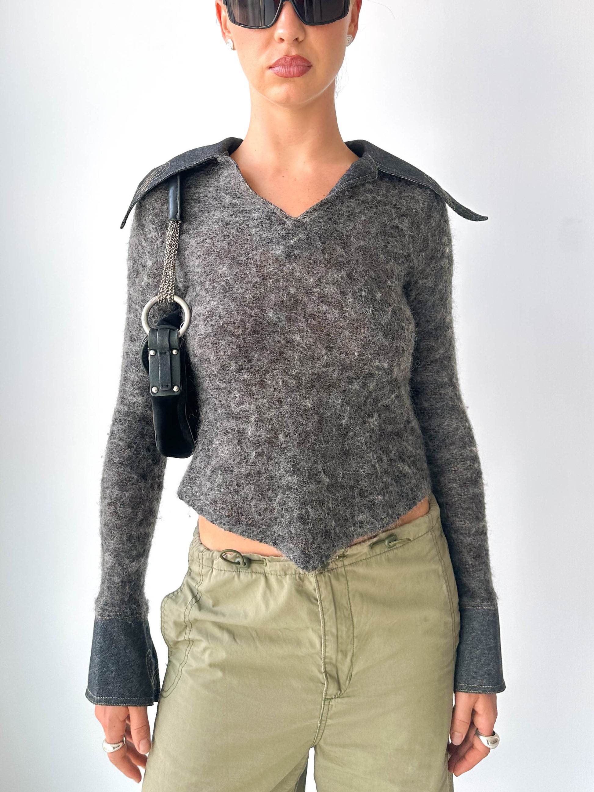 Italian Mohair Knit Top