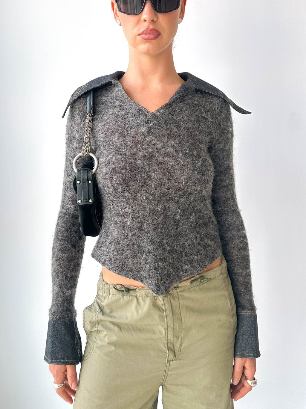 Italian Mohair Knit Top