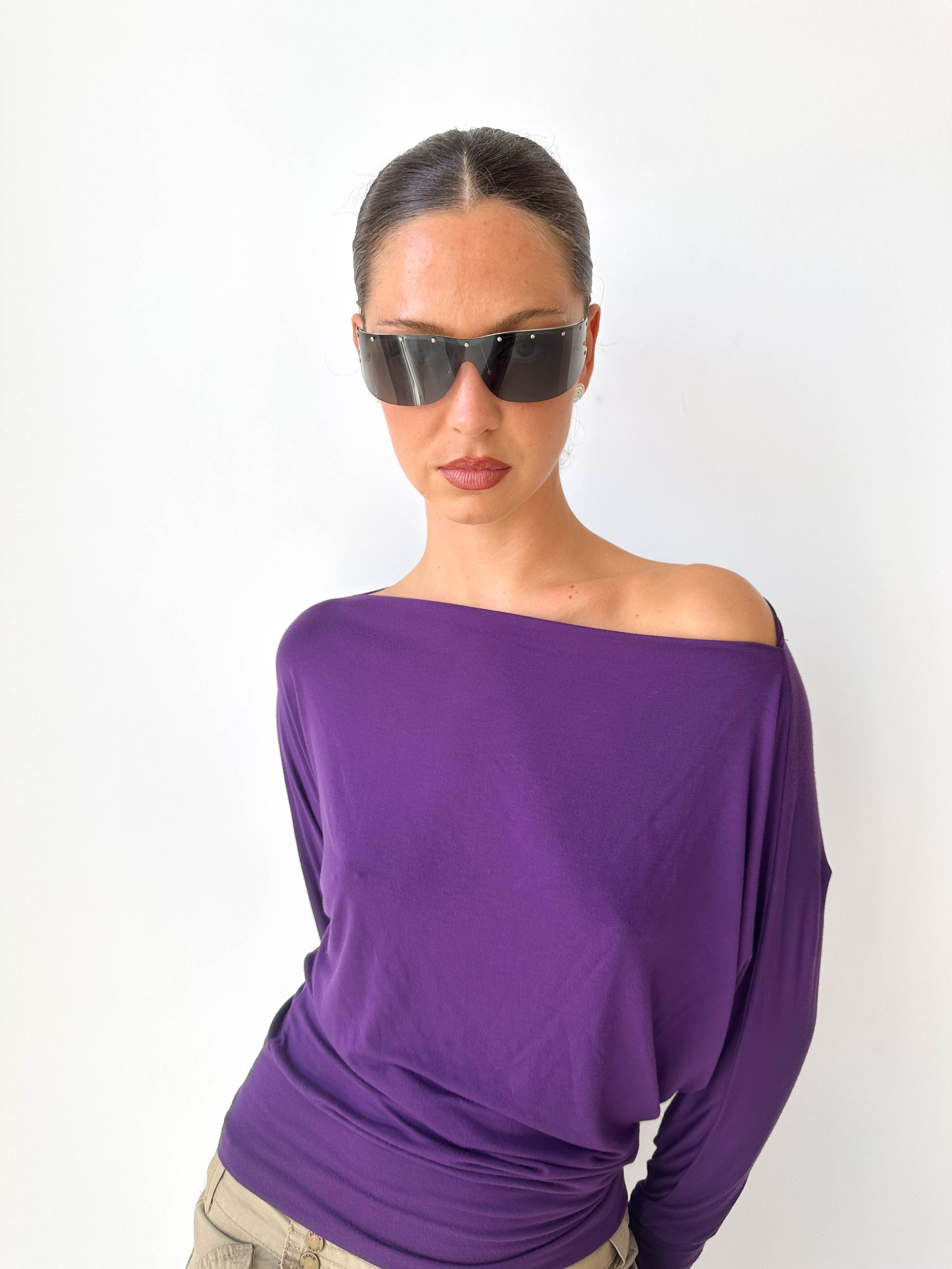 Blumarine Studded Sunglasses