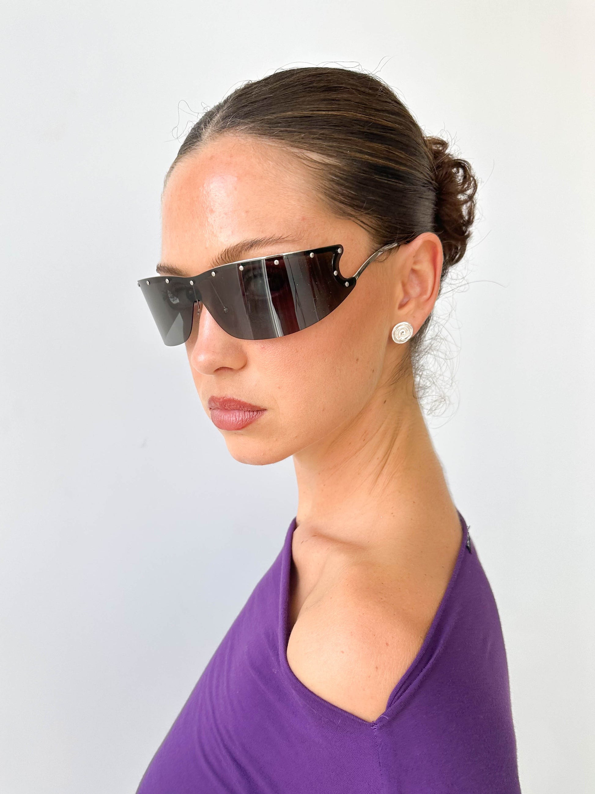 Blumarine Studded Sunglasses