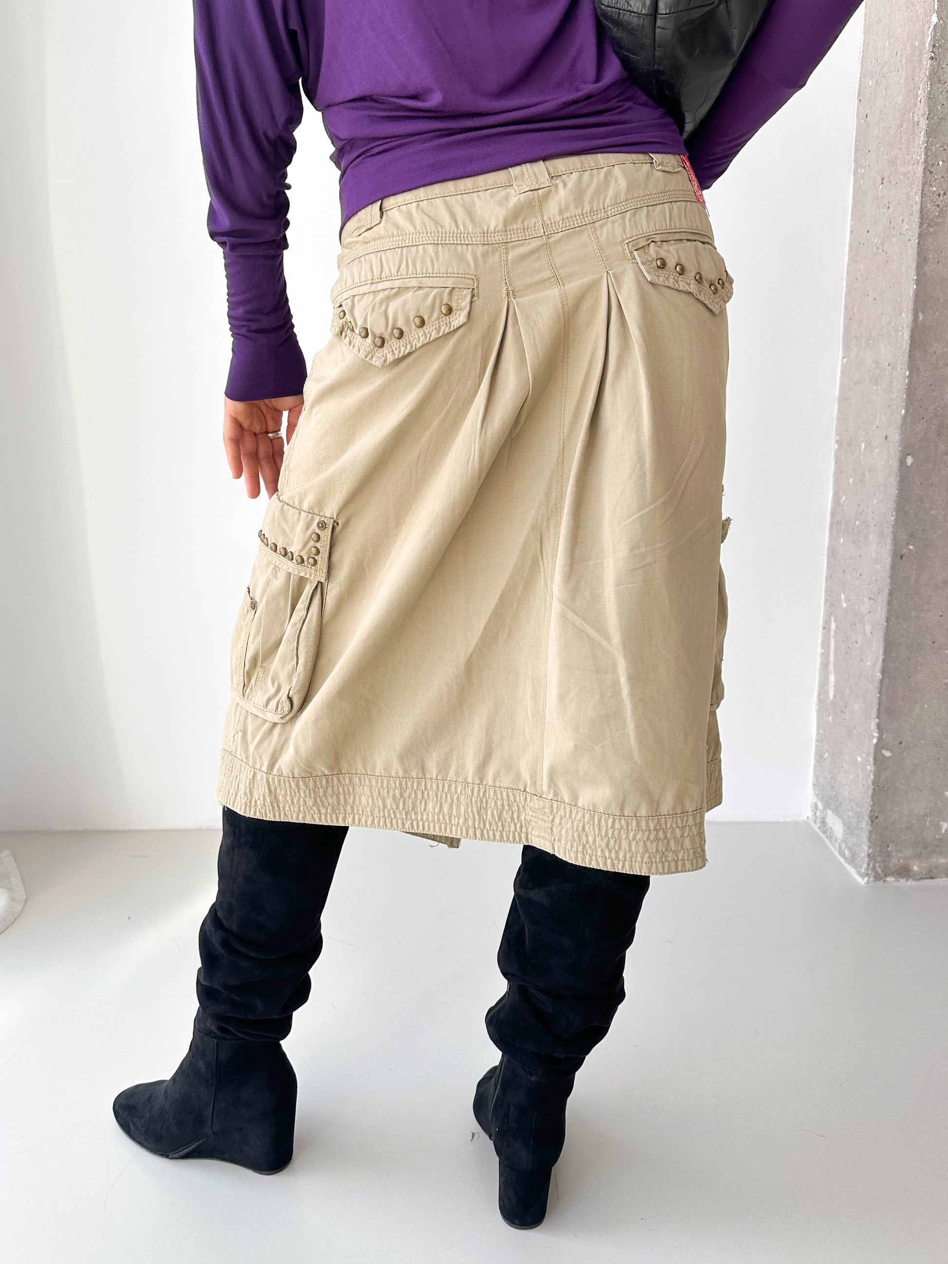 Cargo Midi Skirt