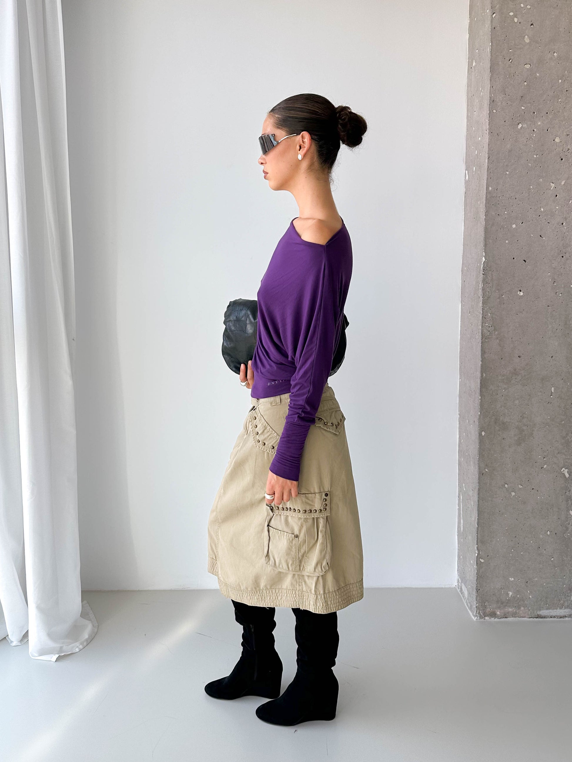 Cargo Midi Skirt