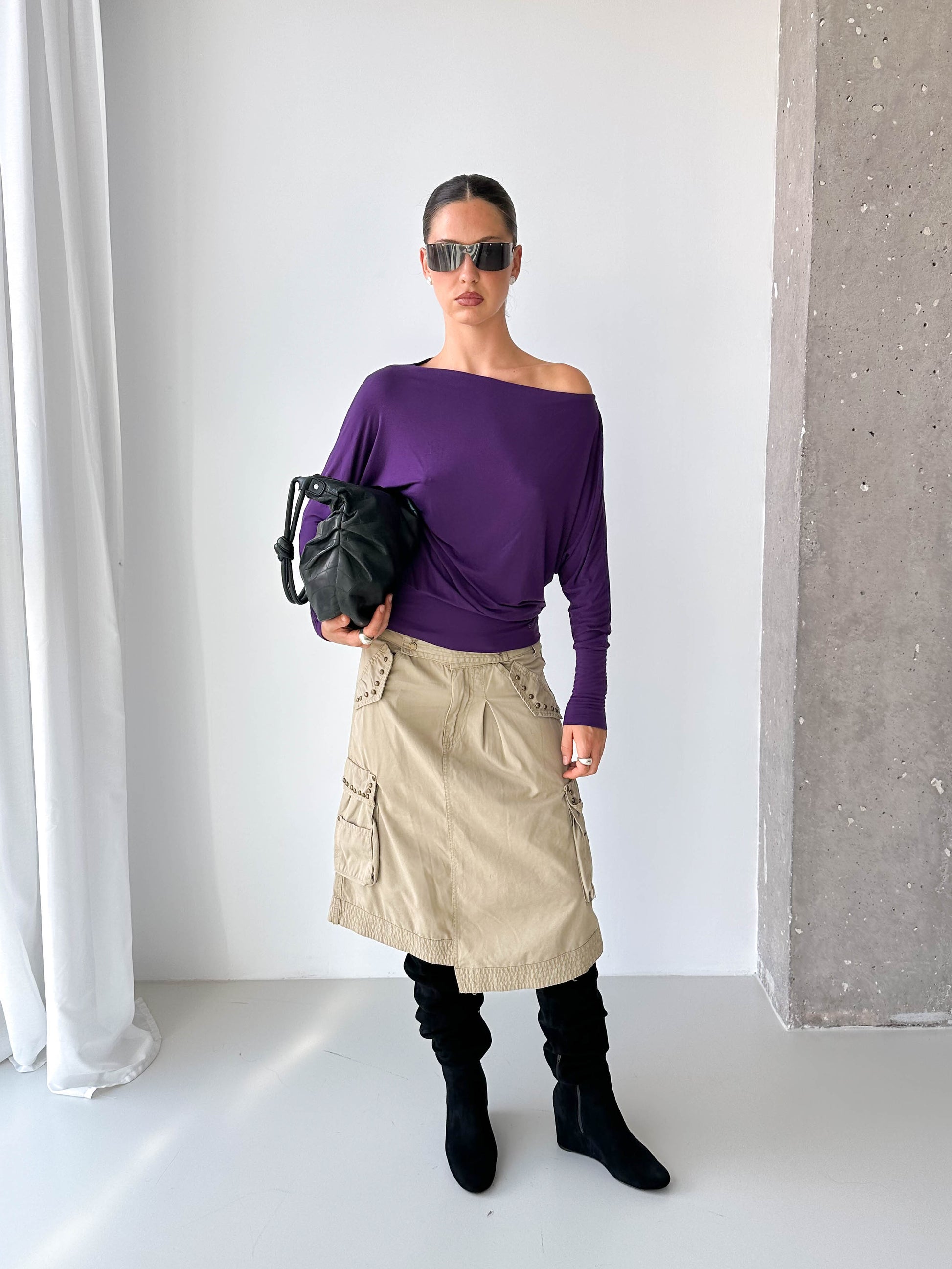 Cargo Midi Skirt